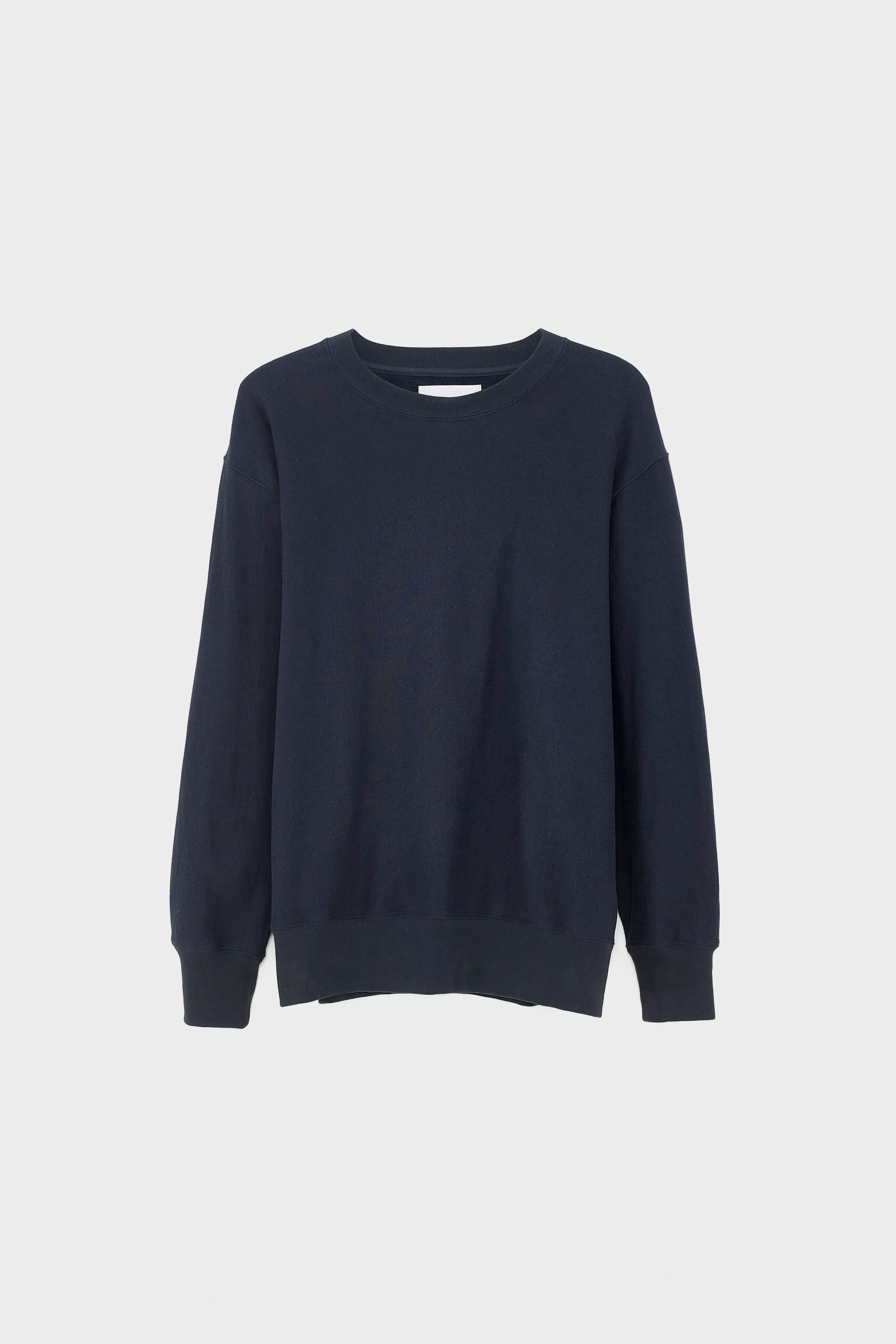Flake crewneck sweatshirt (242 / M / NAVY)