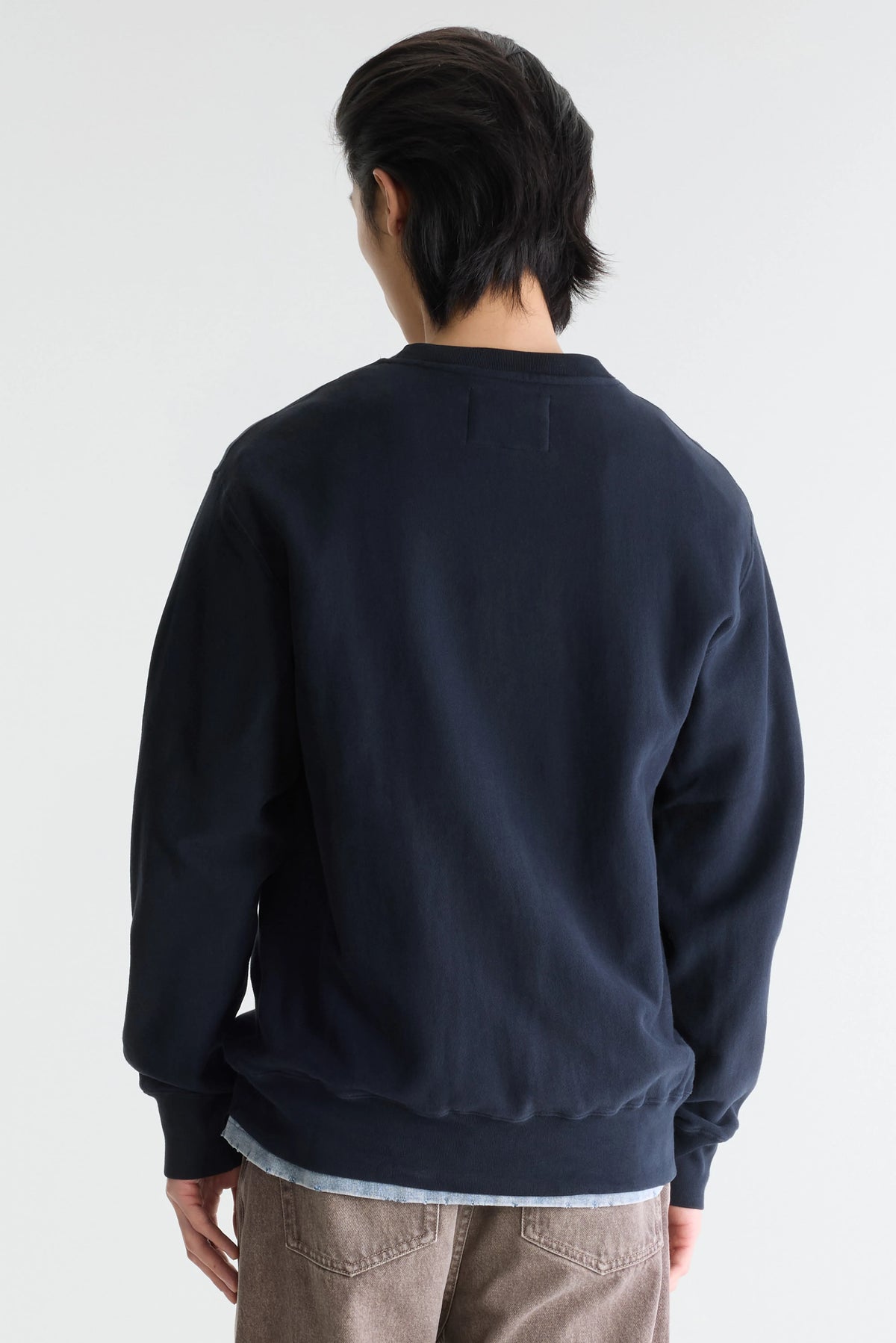 Sweatshirt col rond Flake (242 / M / NAVY)