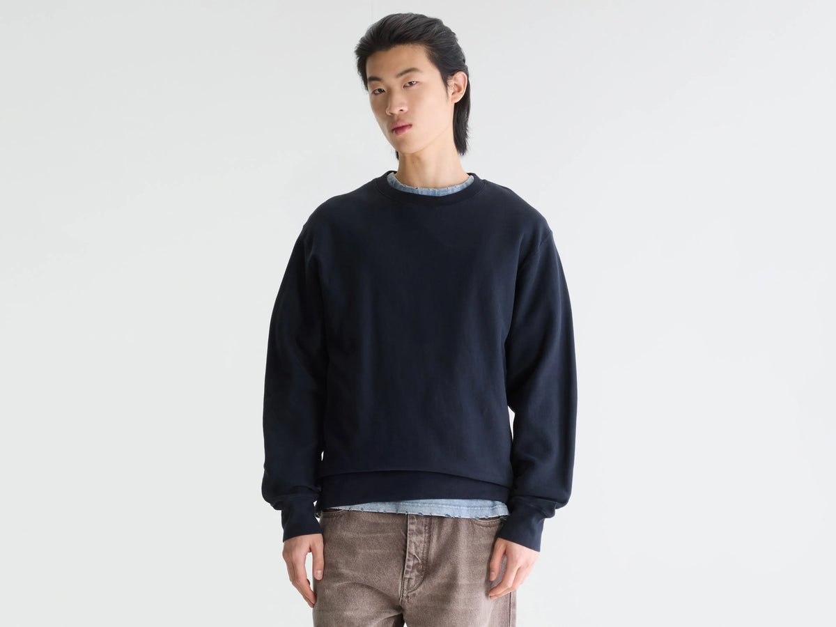 Sweatshirt col rond Flake (242 / M / NAVY)