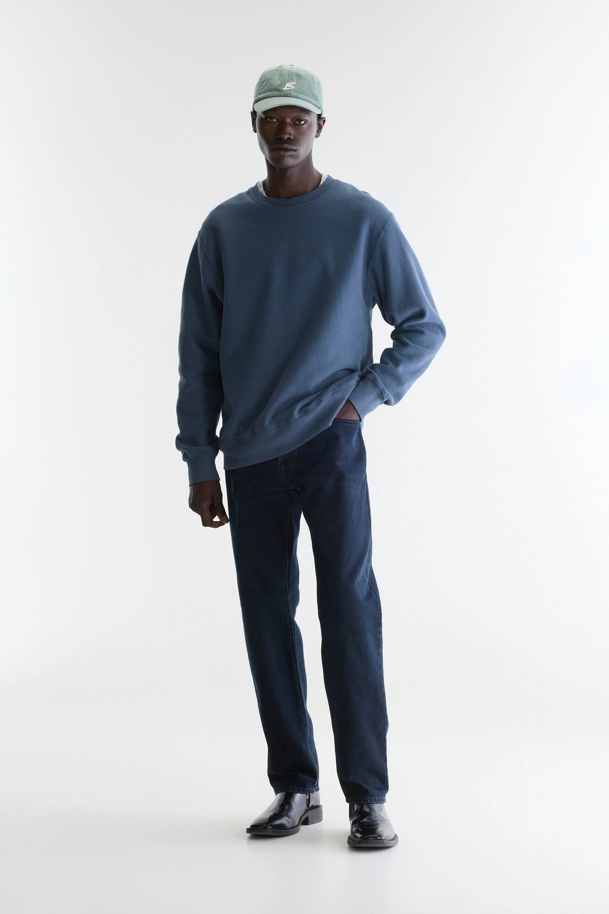 Flake crewneck sweatshirt (242 / M / DOVE)