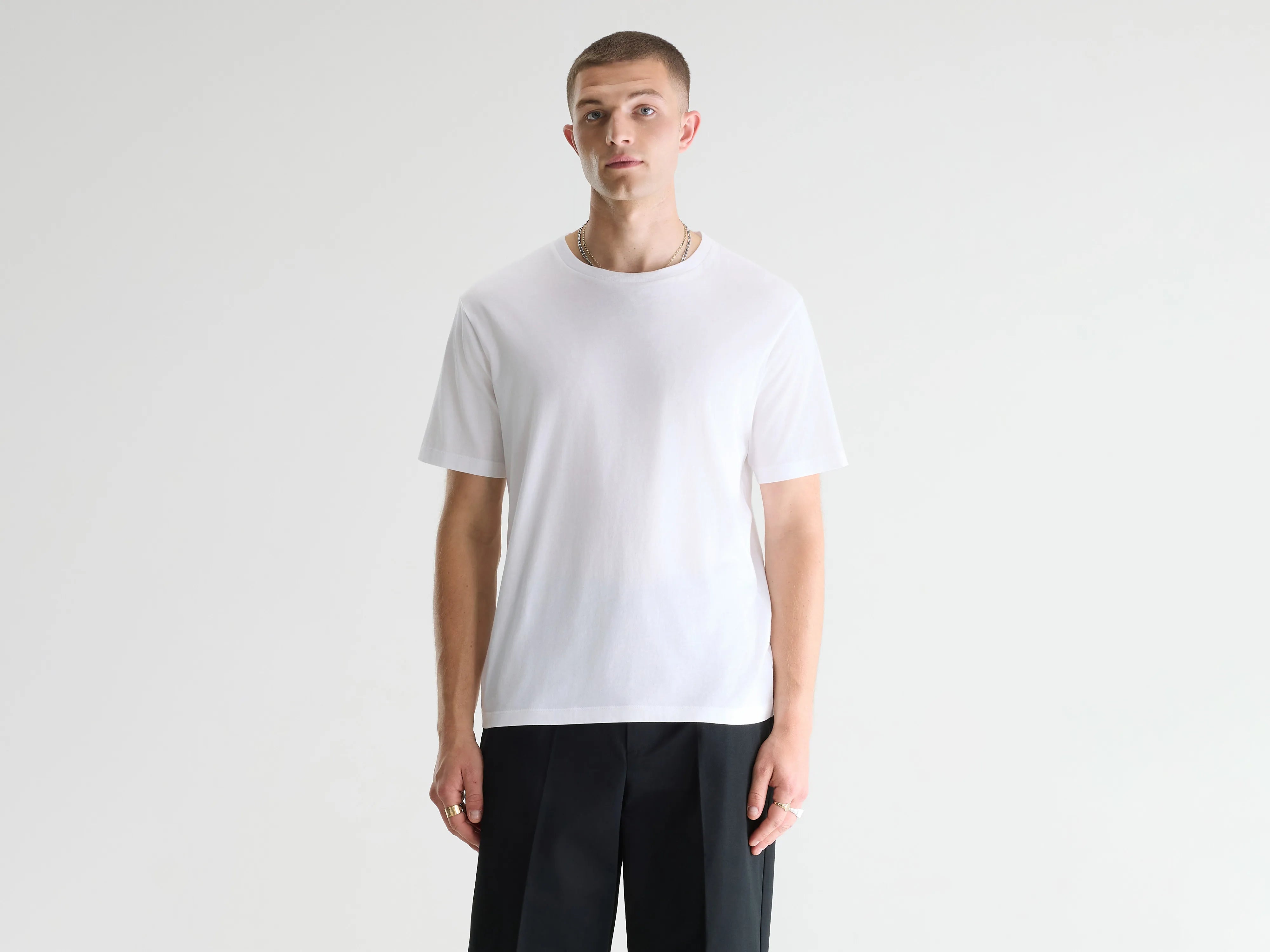 Vinx wit t-shirt met korte mouwen (252 / M / WHITE)