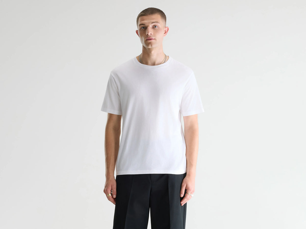 Classic short sleeve white t-shirt for men | Bellerose