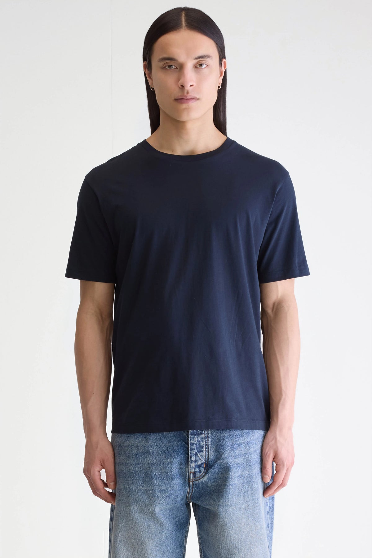 Vinx navy short-sleeve t-shirt (242 / M / NAVY)