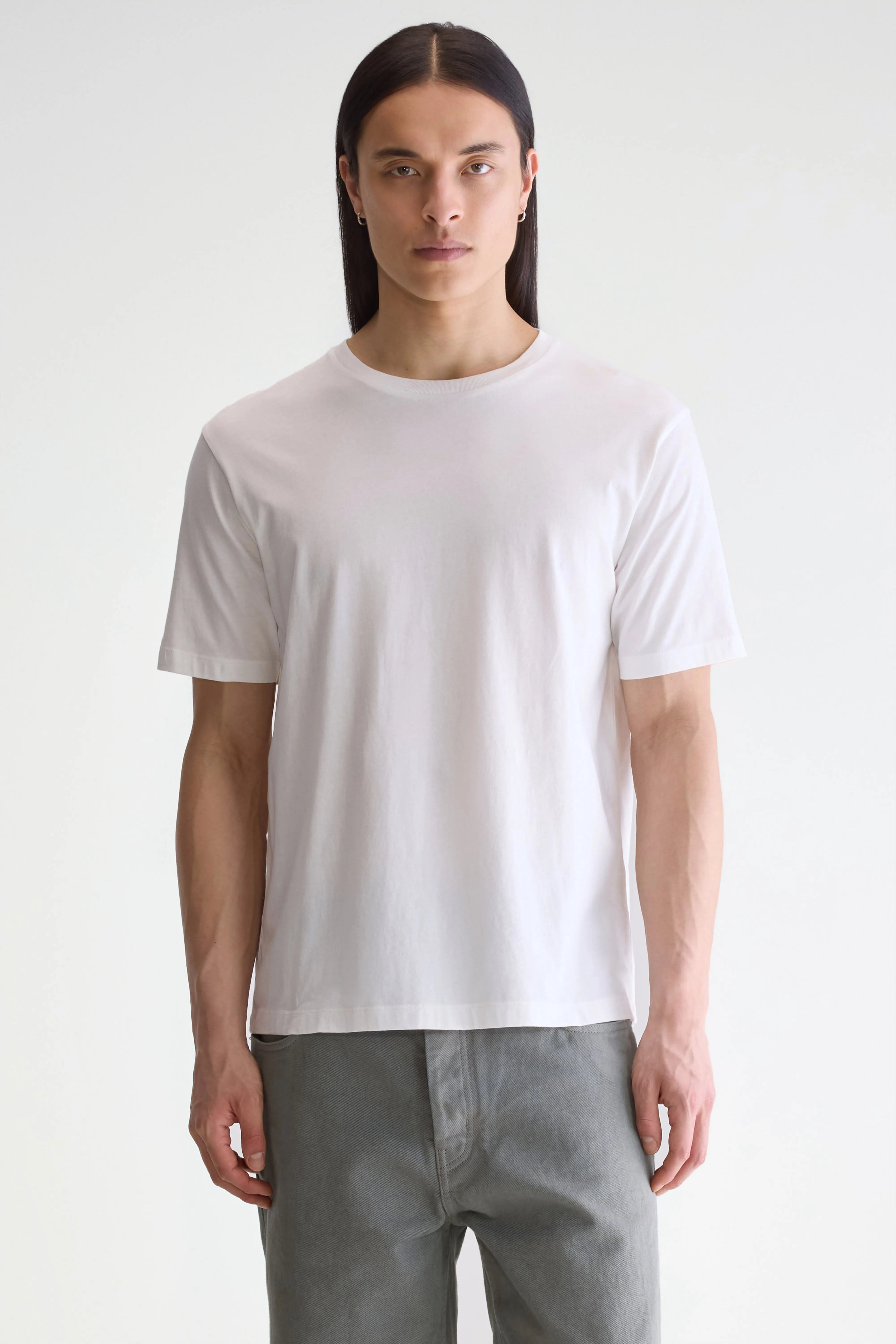 T-shirt Blanc À Manches Courtes Vinx - Vintage white Pour Homme | Bellerose