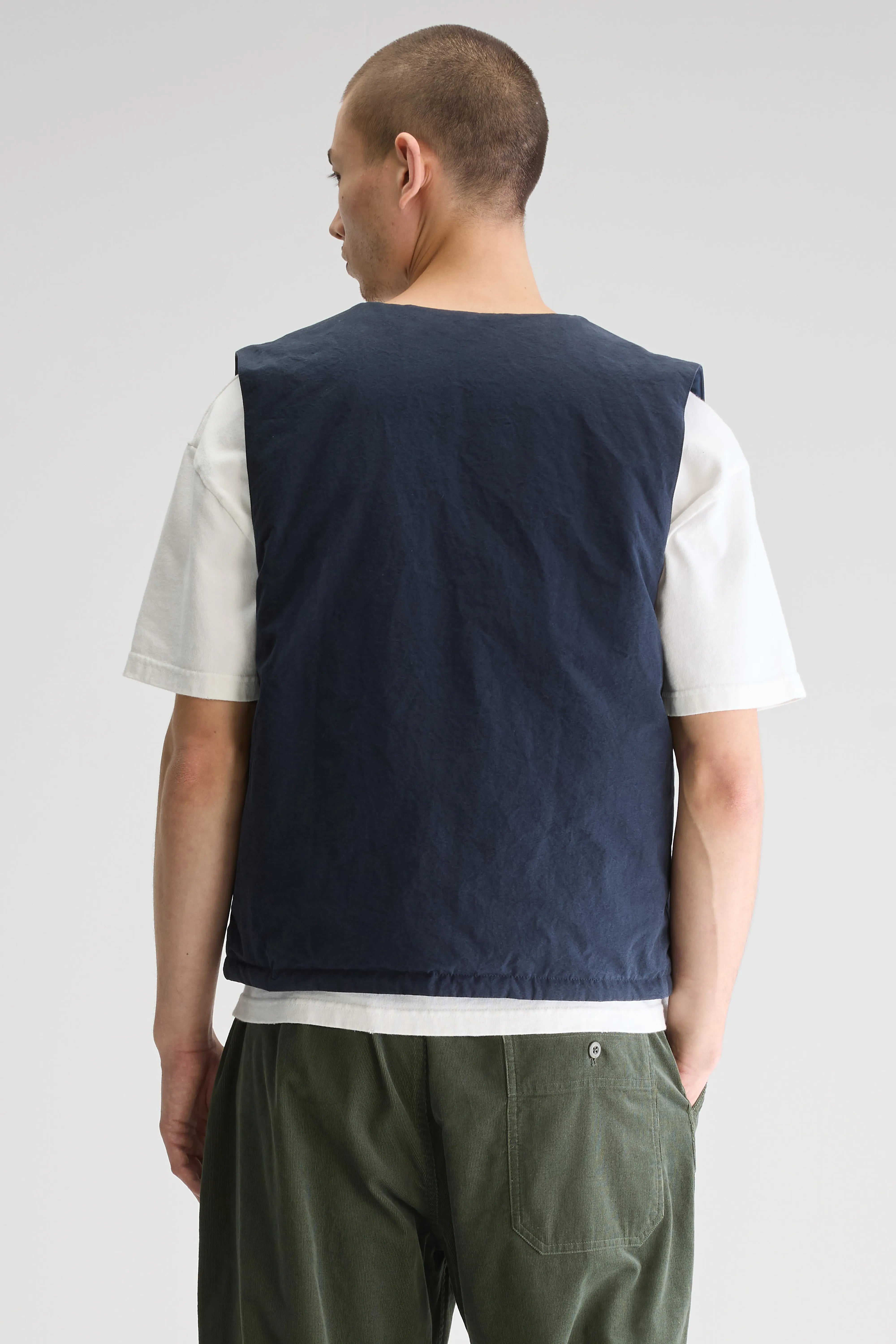 Jilet sleeveless jacket (251 / M / NAVY)