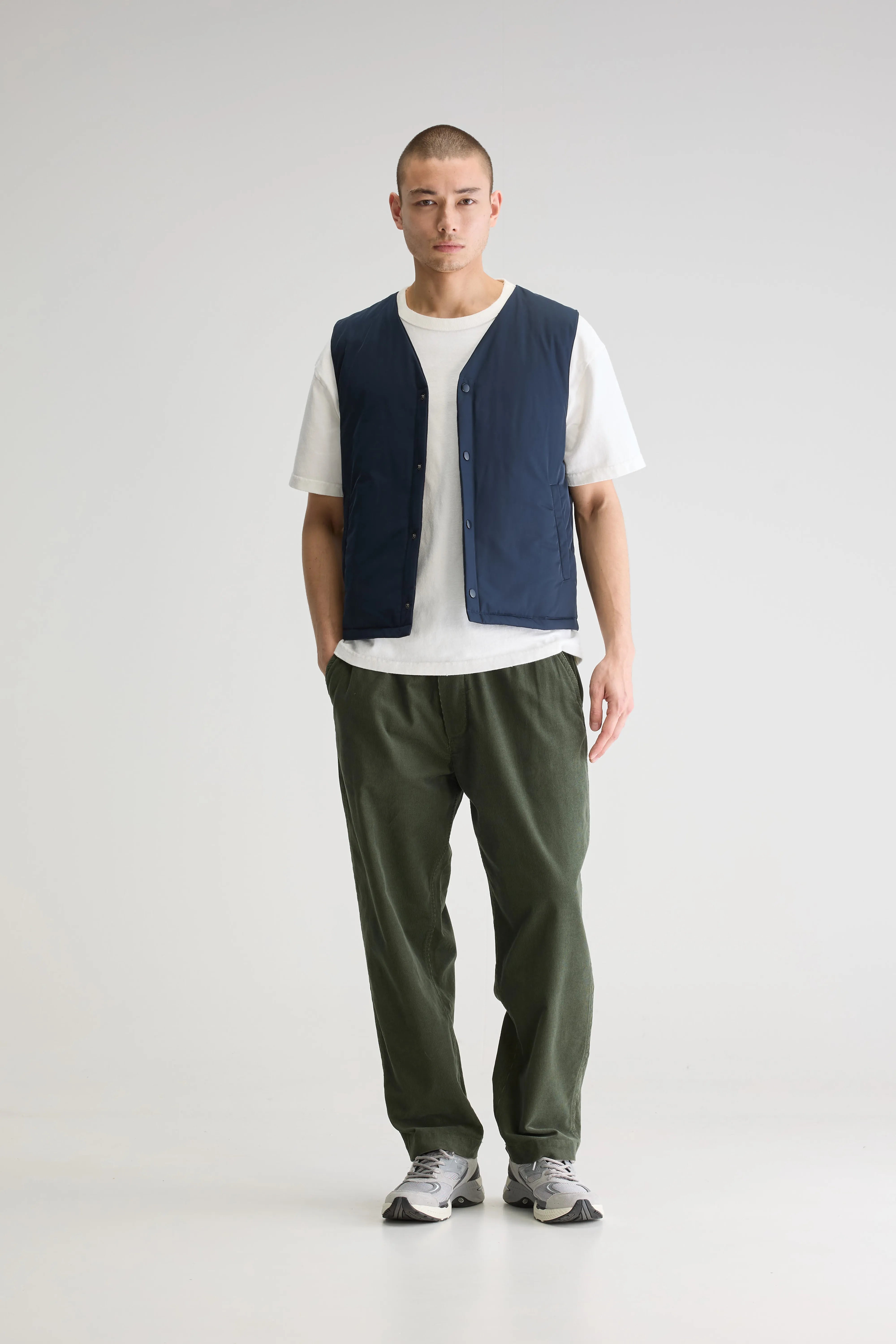 Jilet sleeveless jacket (251 / M / NAVY)