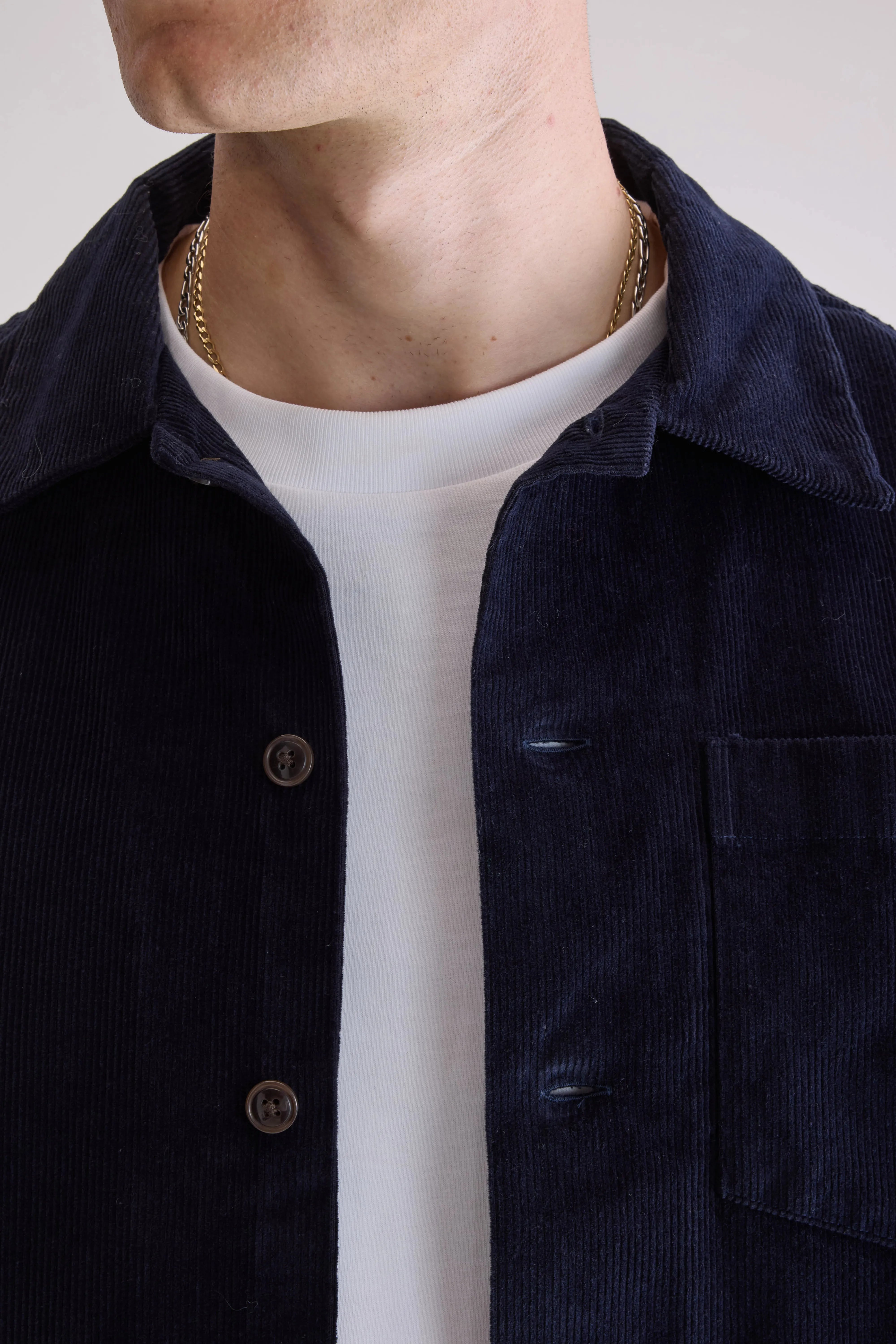 Goney Cord-Overshirt (242 / M / NAVY)