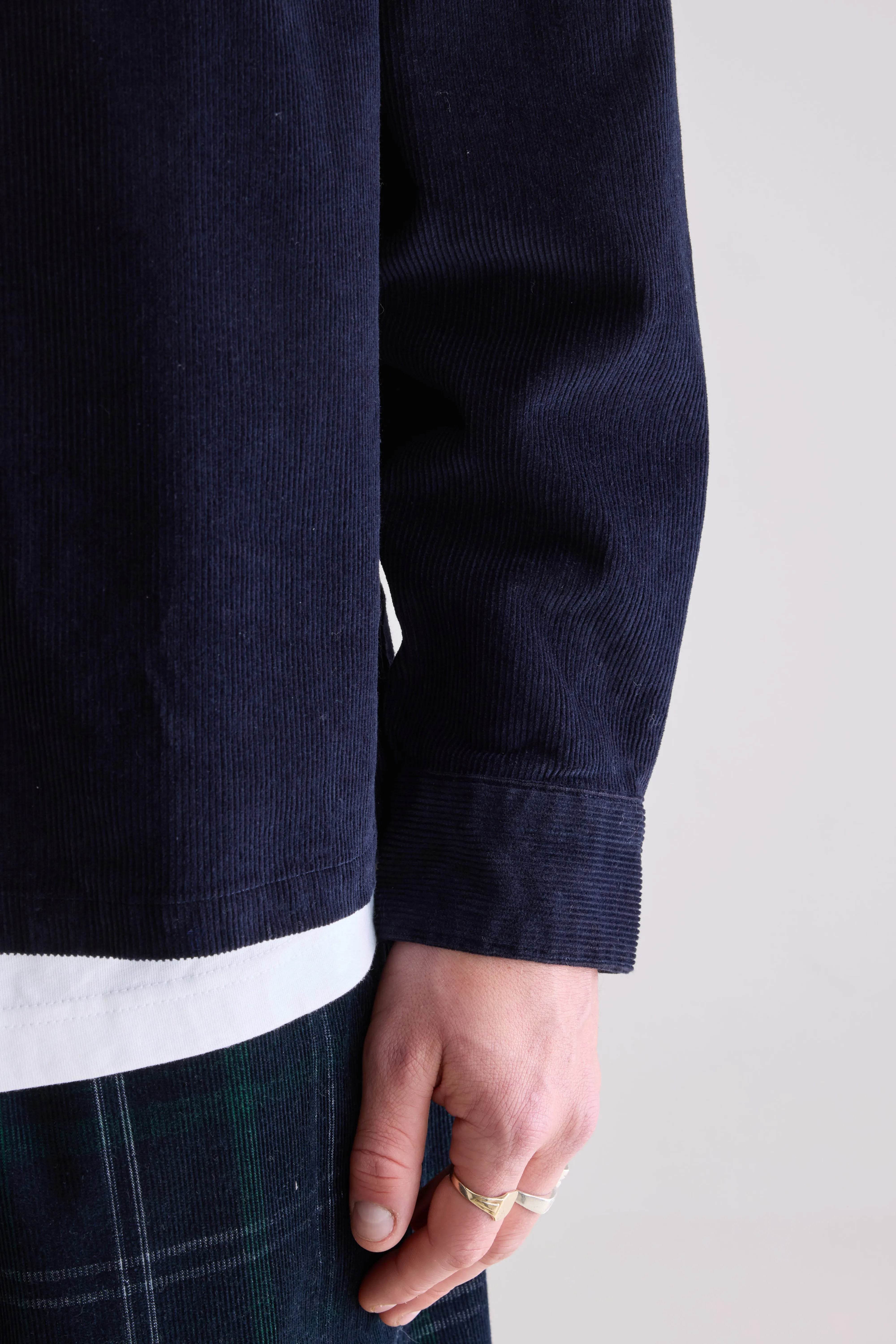 Goney corduroy overshirt (242 / M / NAVY)