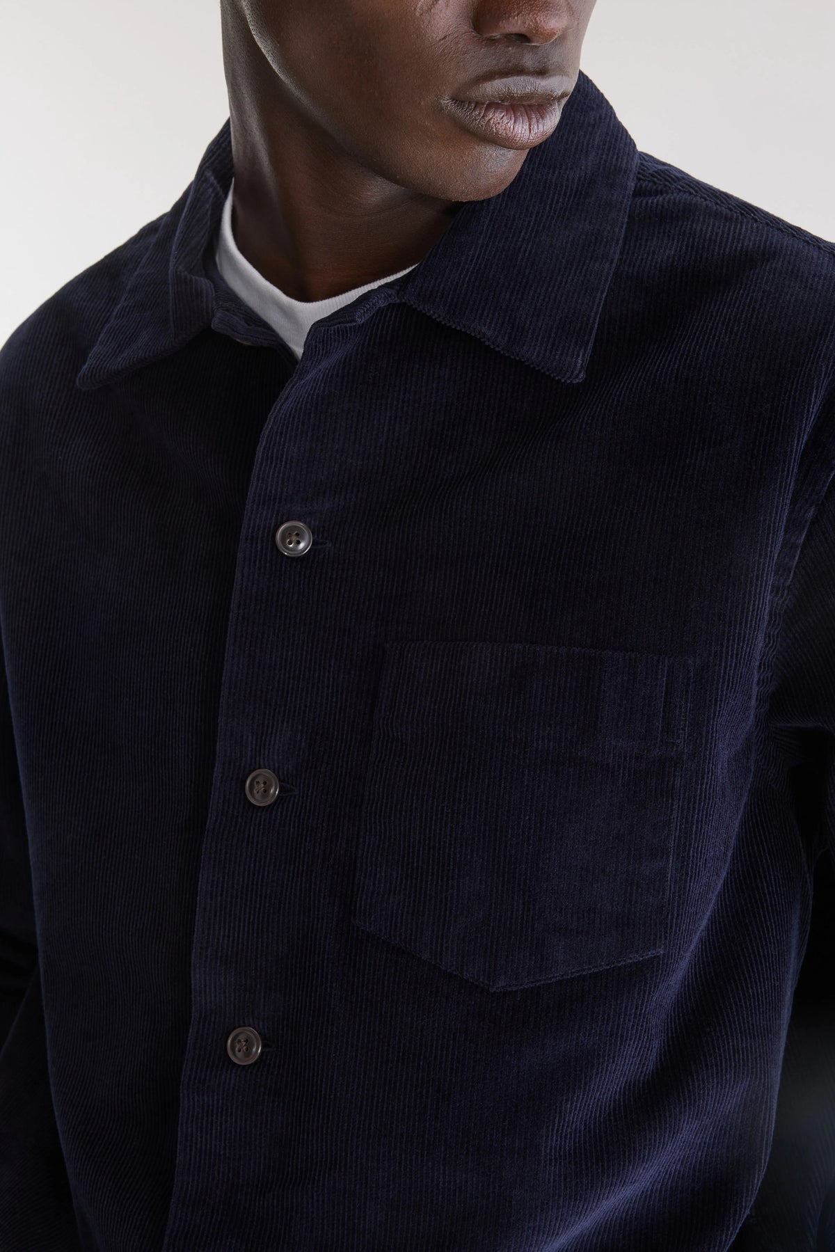 Goney corduroy overhemd (242 / M / NAVY)