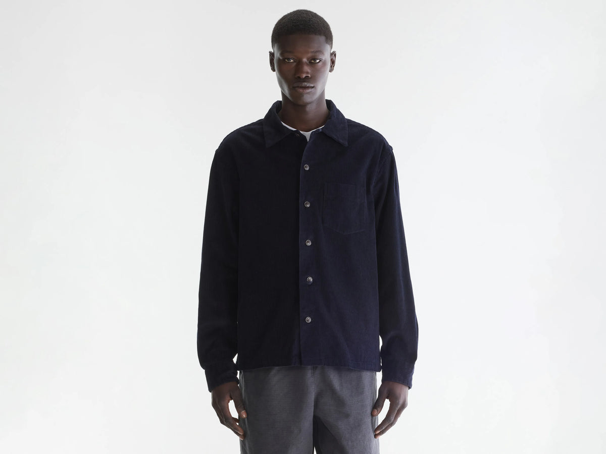 Goney corduroy overhemd (242 / M / NAVY)