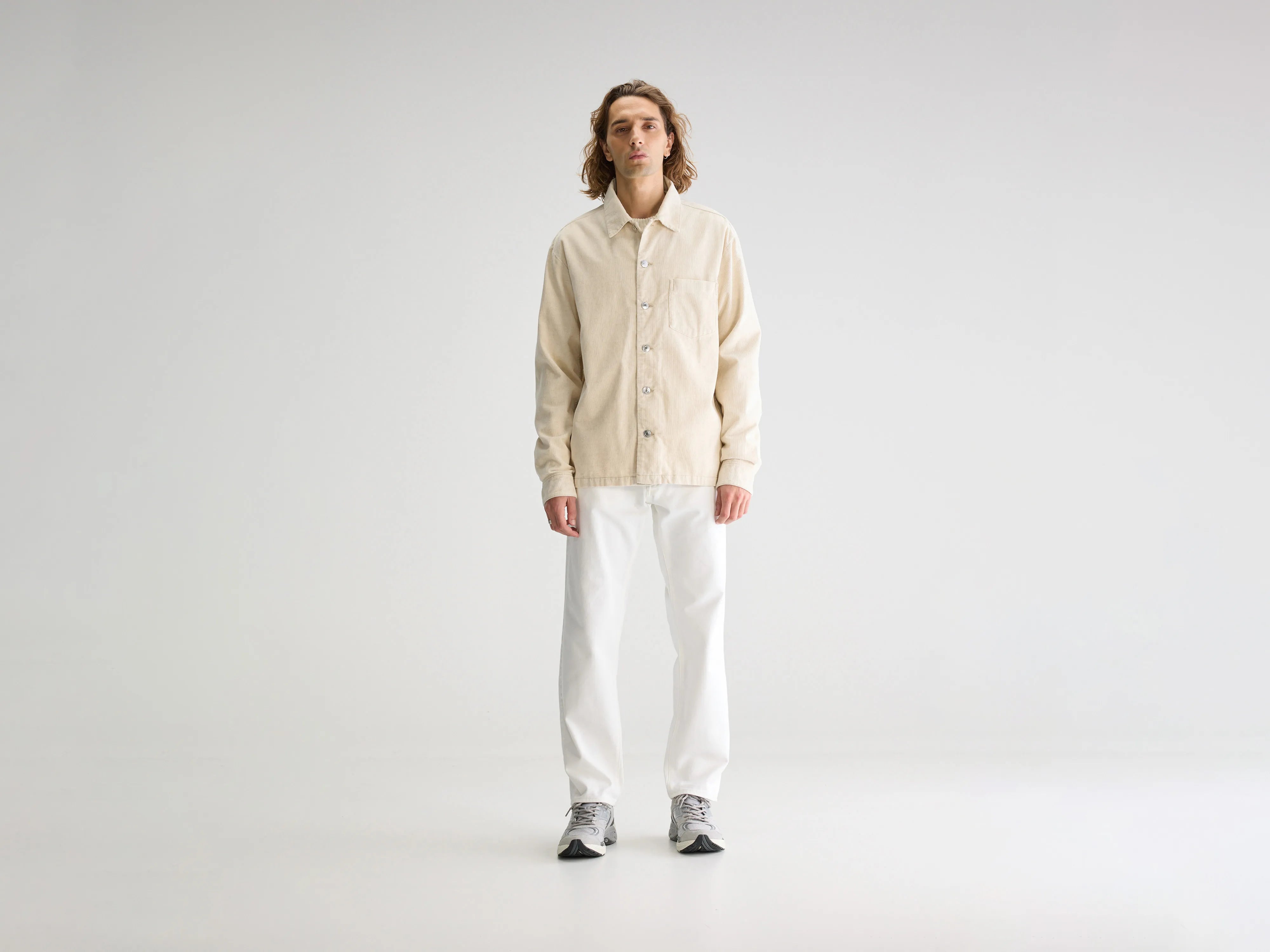 Goney corduroy overhemd (251 / M / CALCAIRE)