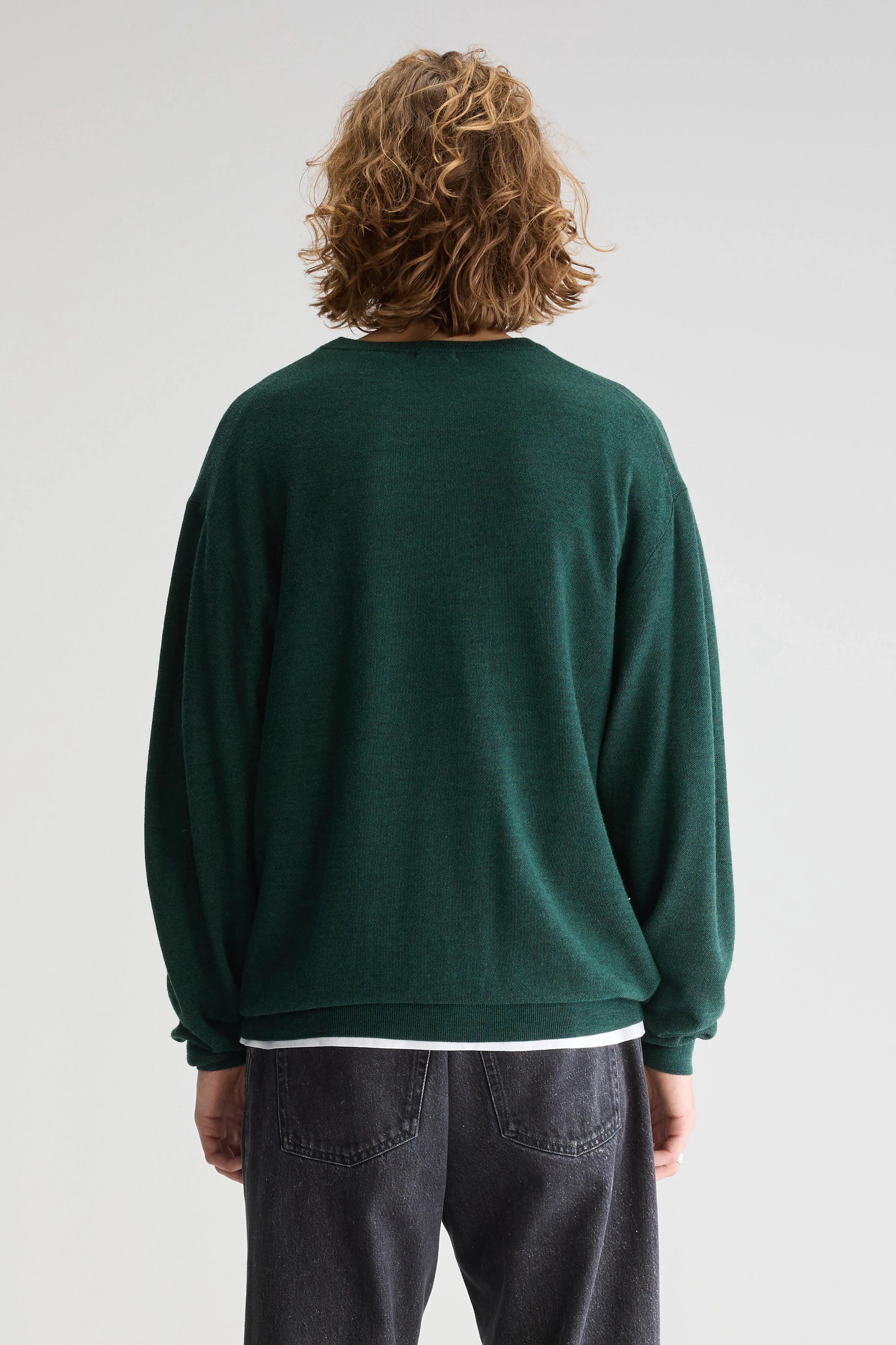 Alomy trui met ronde hals (251 / M / SAGE)