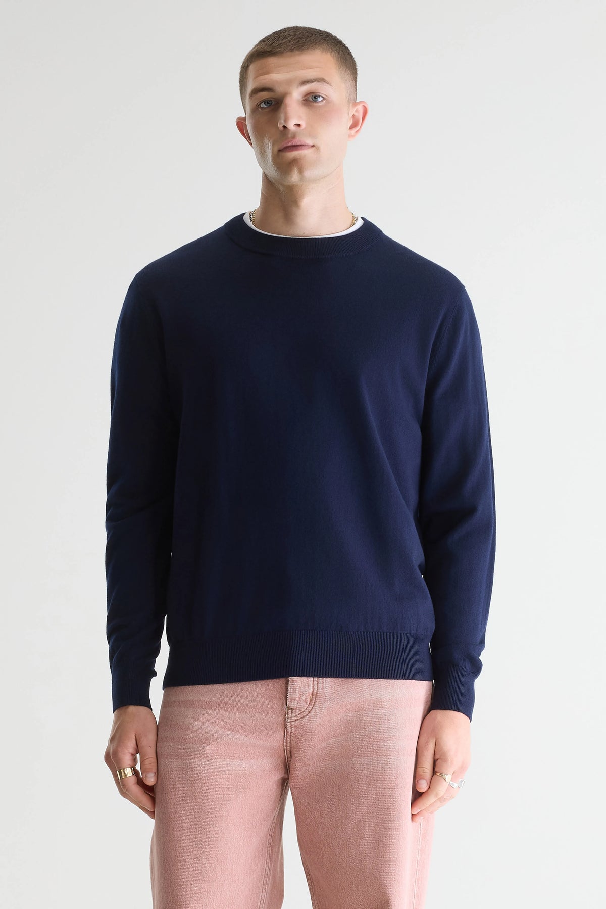 Dilliv crewneck navy sweater (251 / M / NAVY)