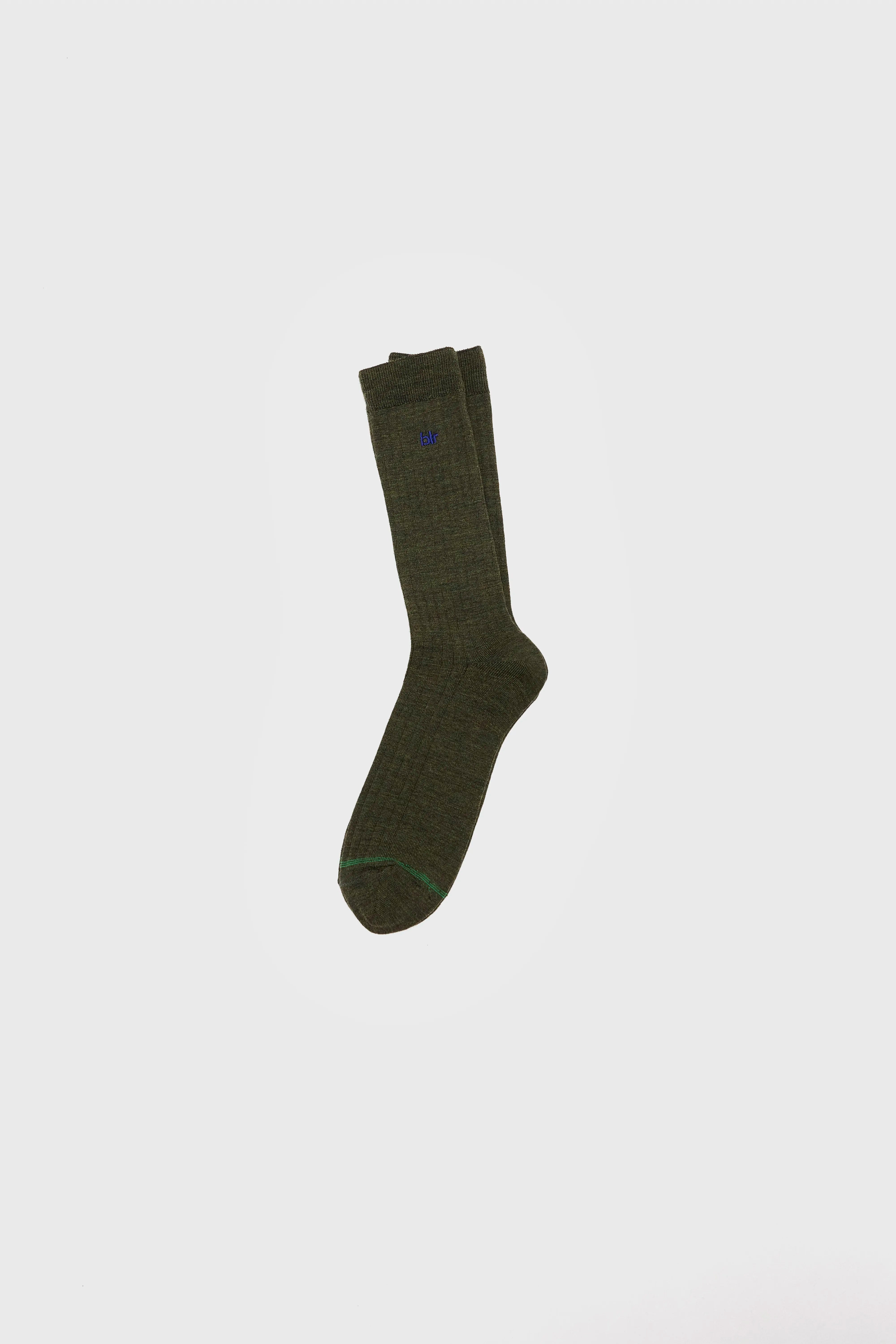 Batim crew socks (252 / M / OLIVE)