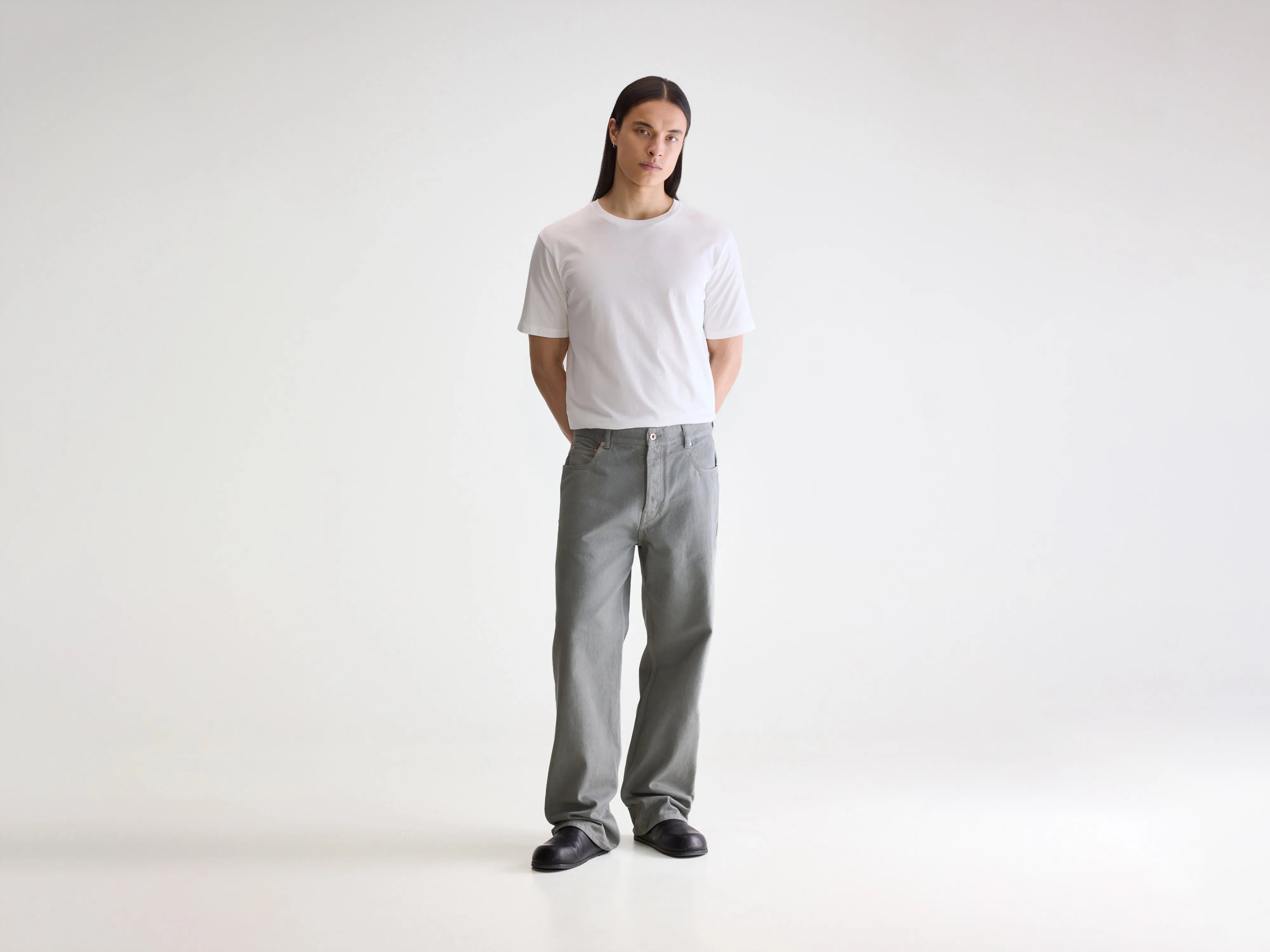 Point straight trousers (252 / M / MOUSE)