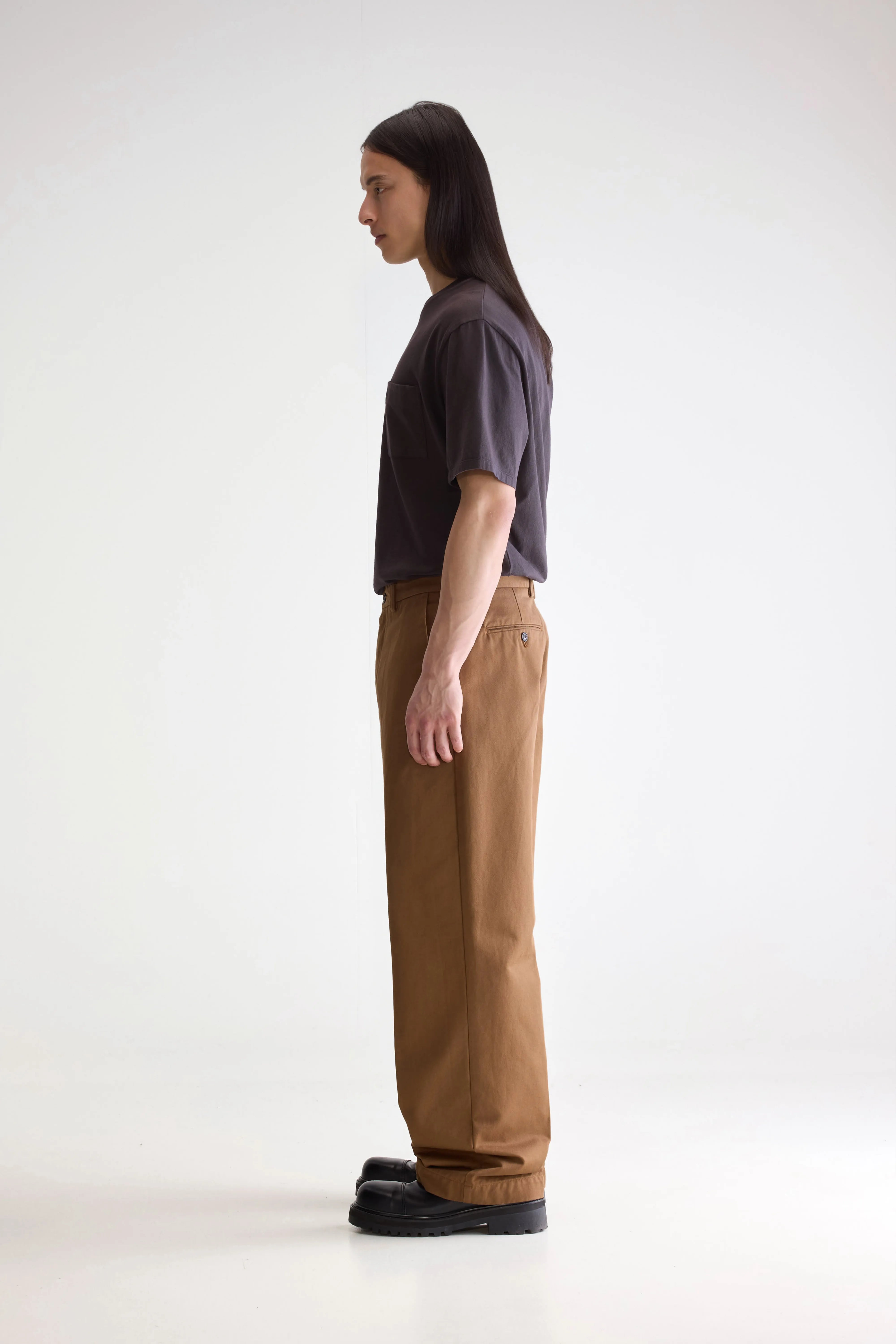 Polk relaxte broek (252 / M / BISCOTTI)