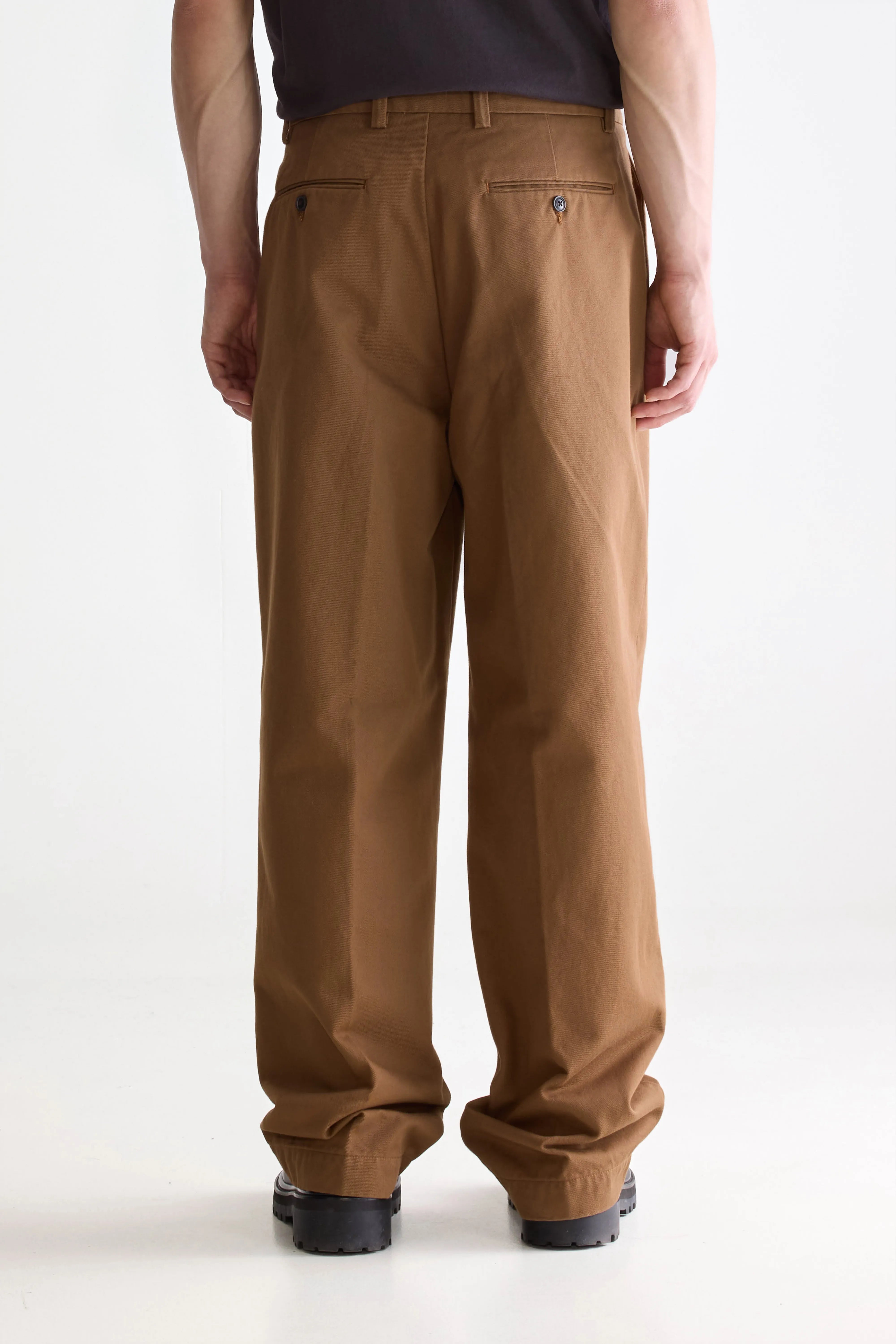 Polk relaxte broek (252 / M / BISCOTTI)