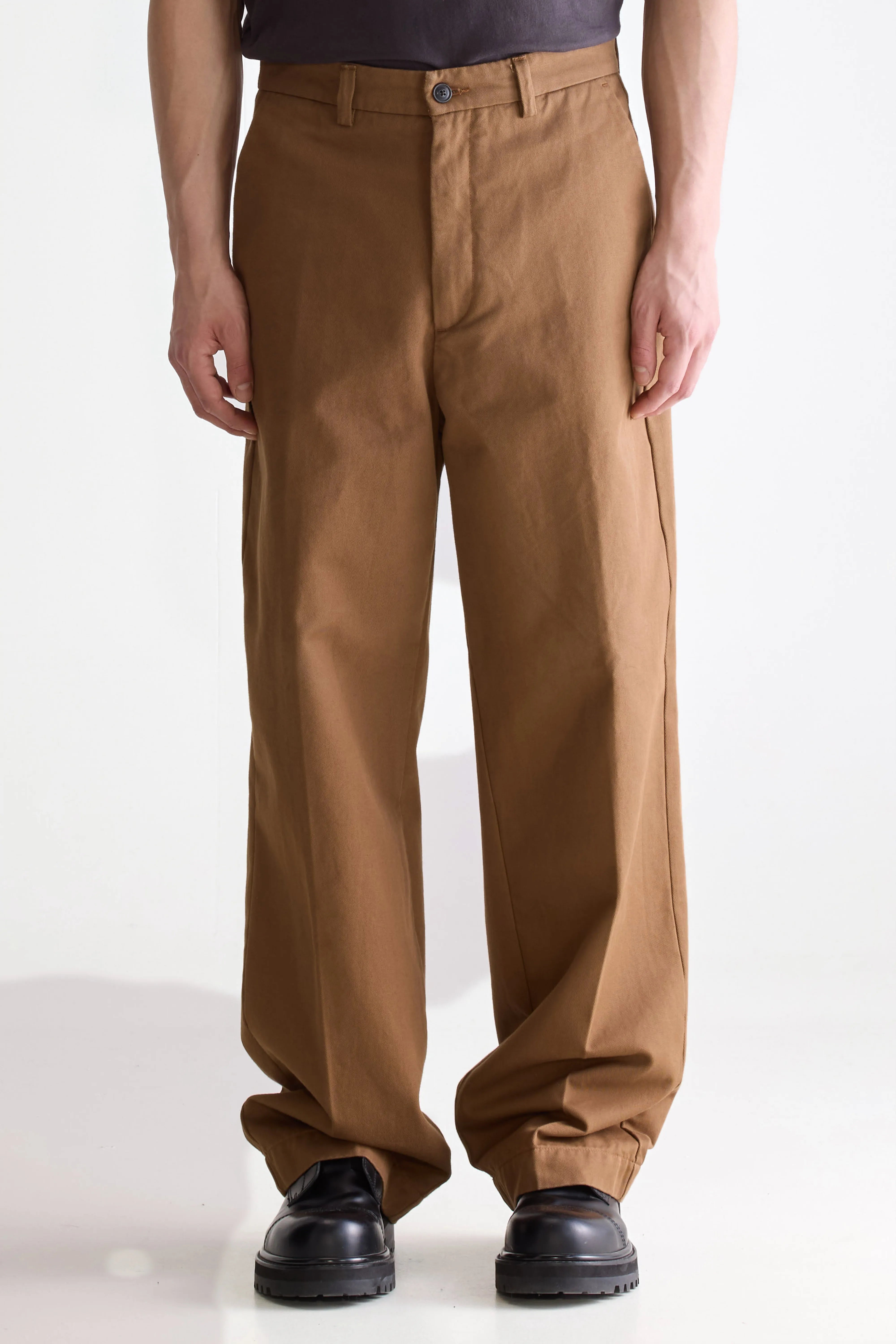 Polk relaxte broek (252 / M / BISCOTTI)