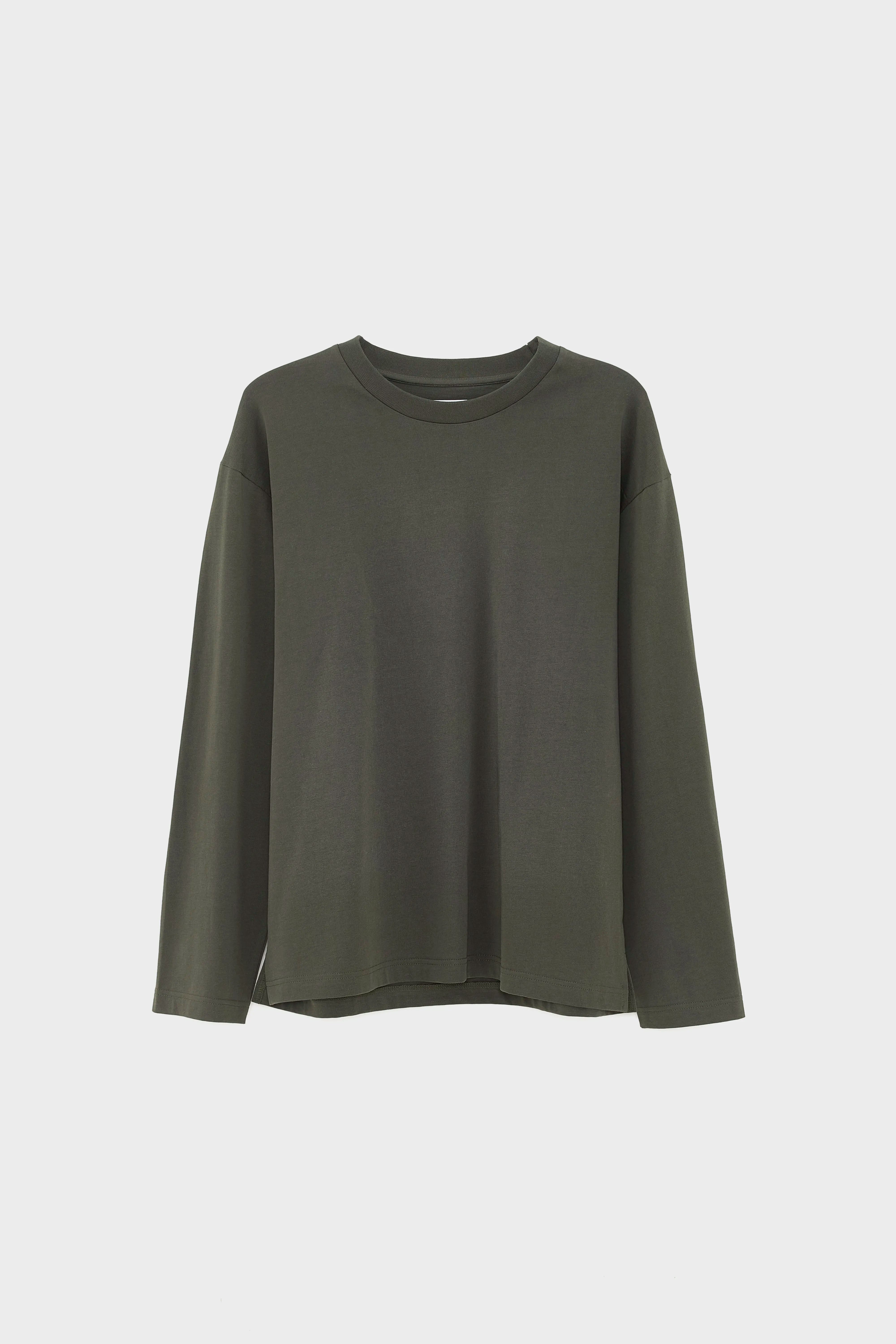 Vlugi t-shirt met lange mouwen (252 / M / DARK OLIVE)
