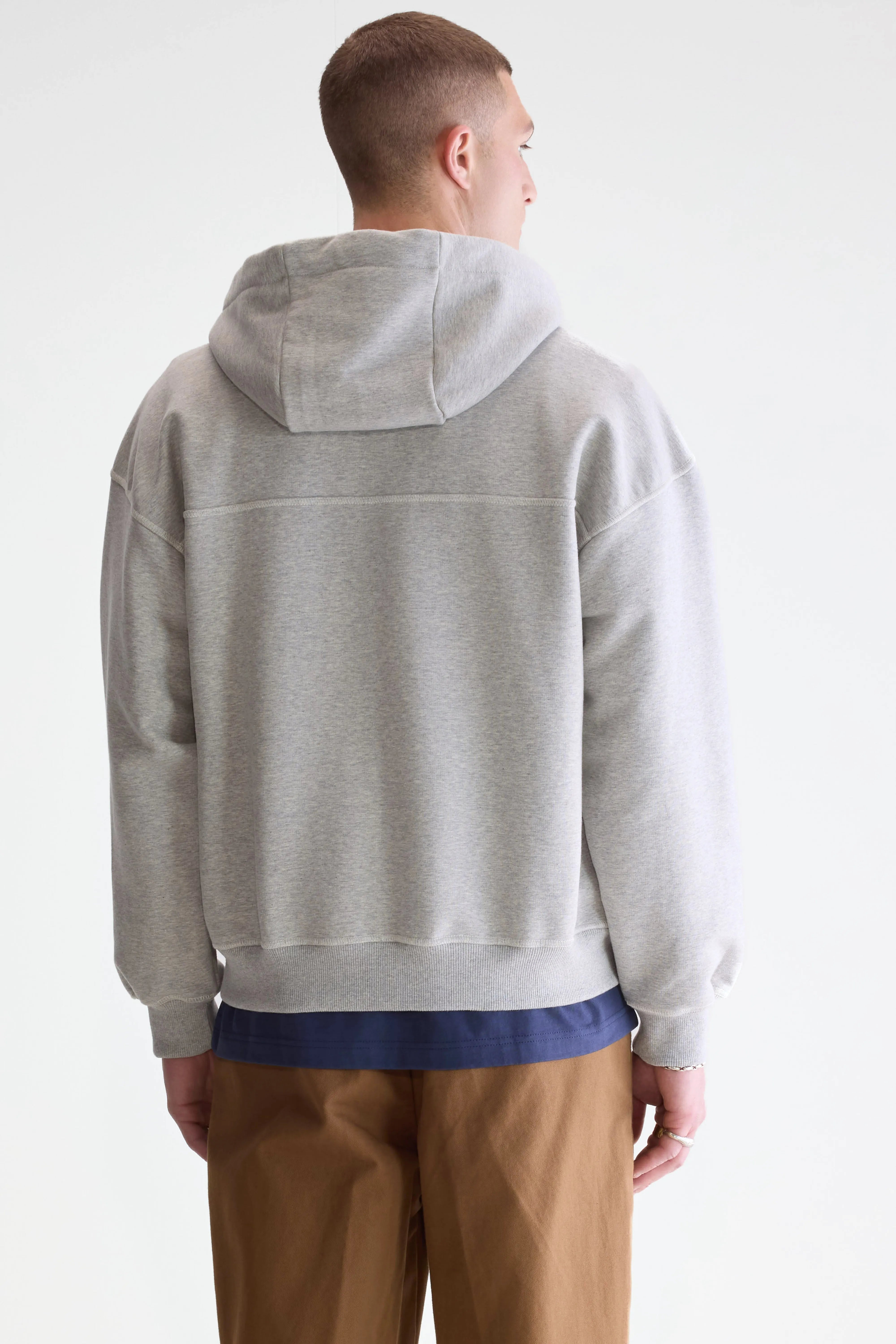 Hoodie à col zippé Find (252 / M / H. GREY)