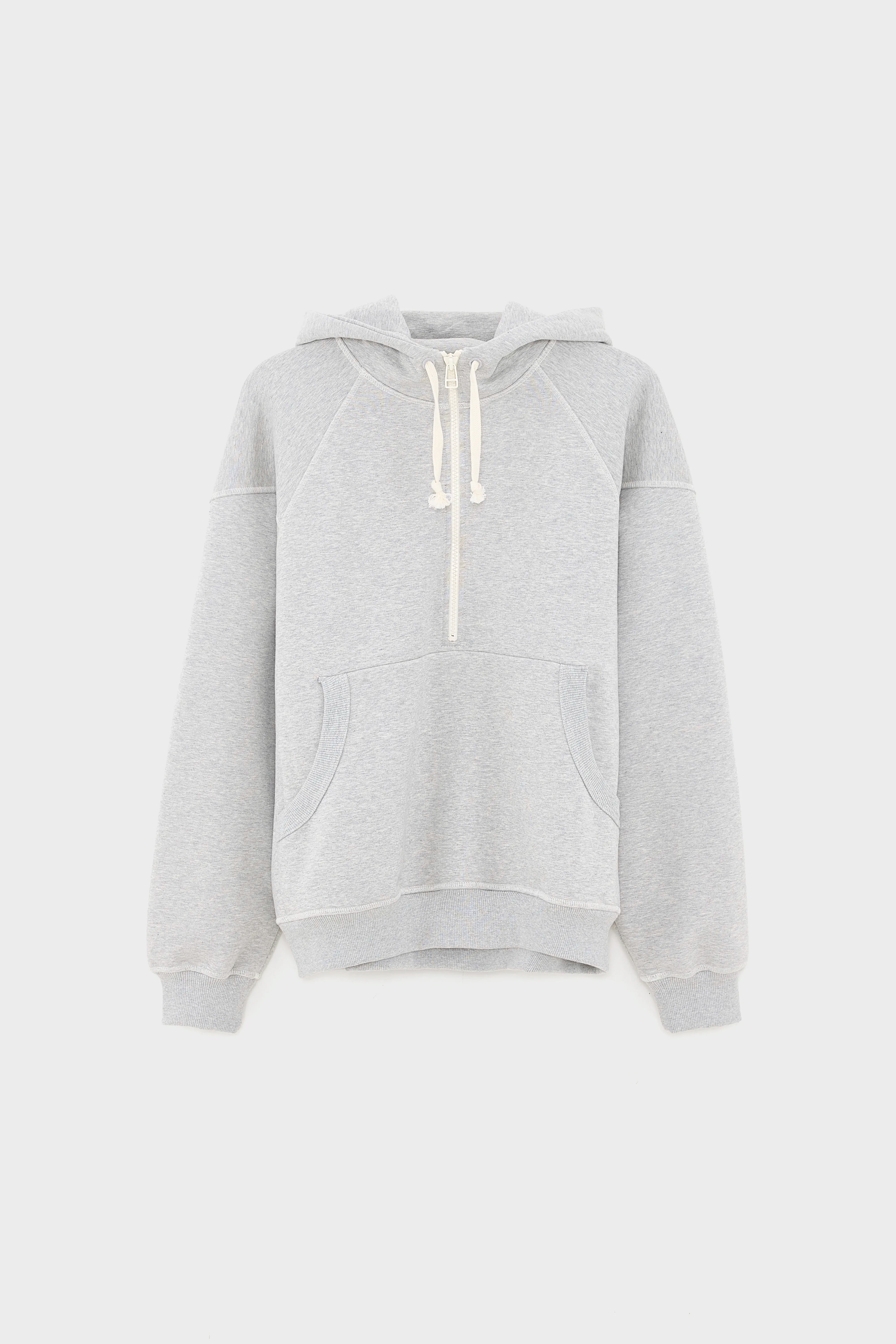 Hoodie à col zippé Find (252 / M / H. GREY)