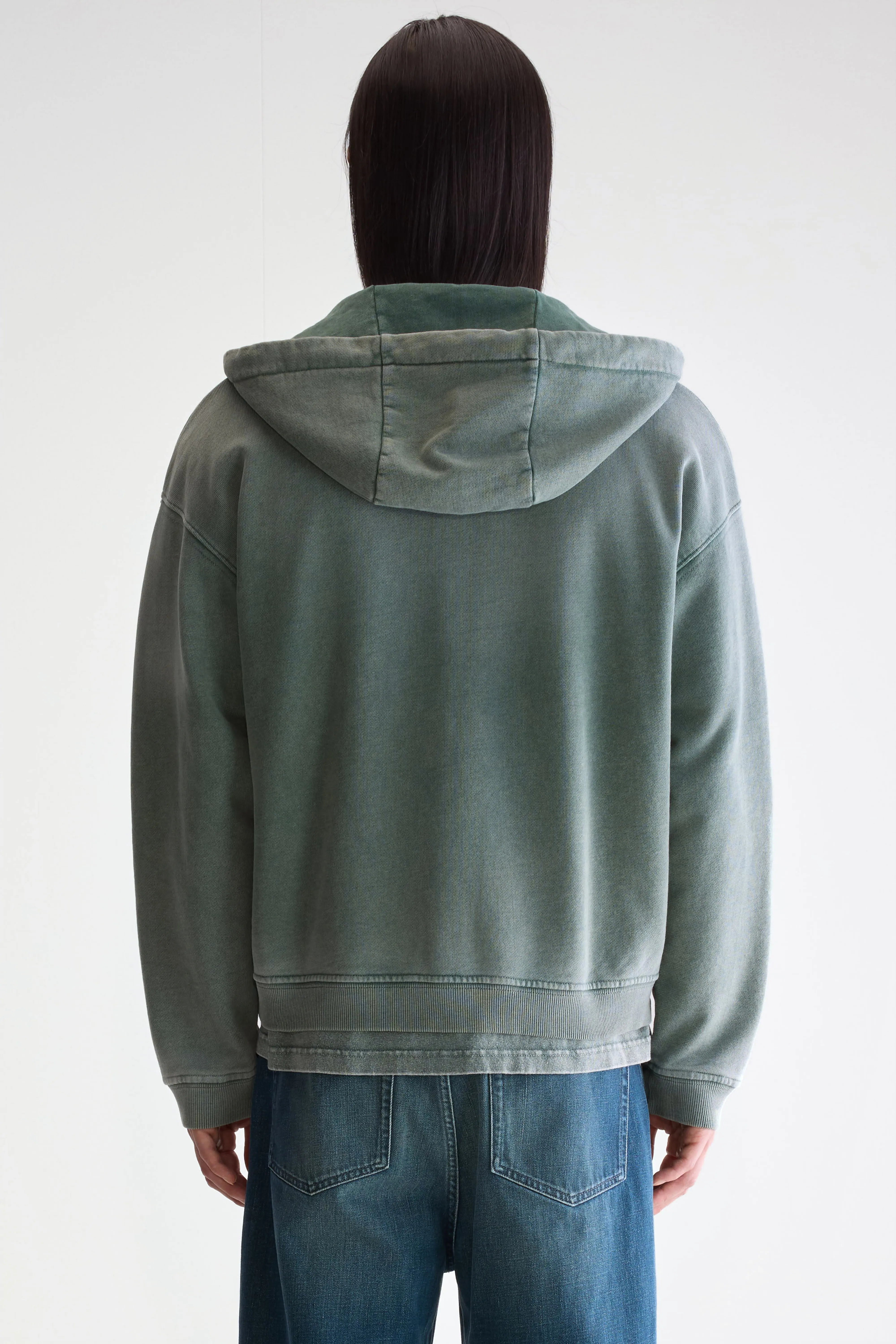 Sweatshirt à capuche zippé Falkon (252 / M / BOTTLE)