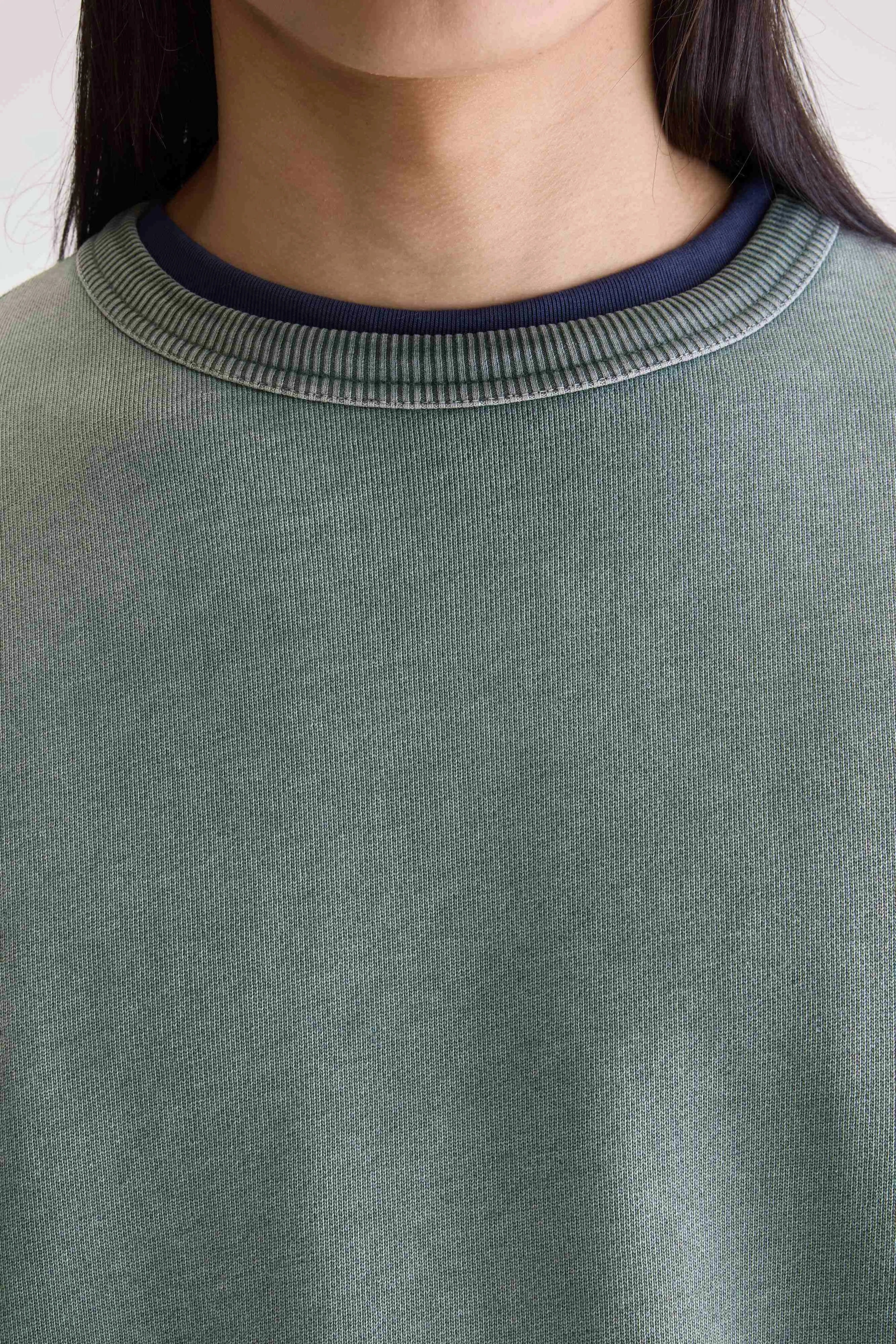 Sweatshirt col rond Fabien (252 / M / BOTTLE)