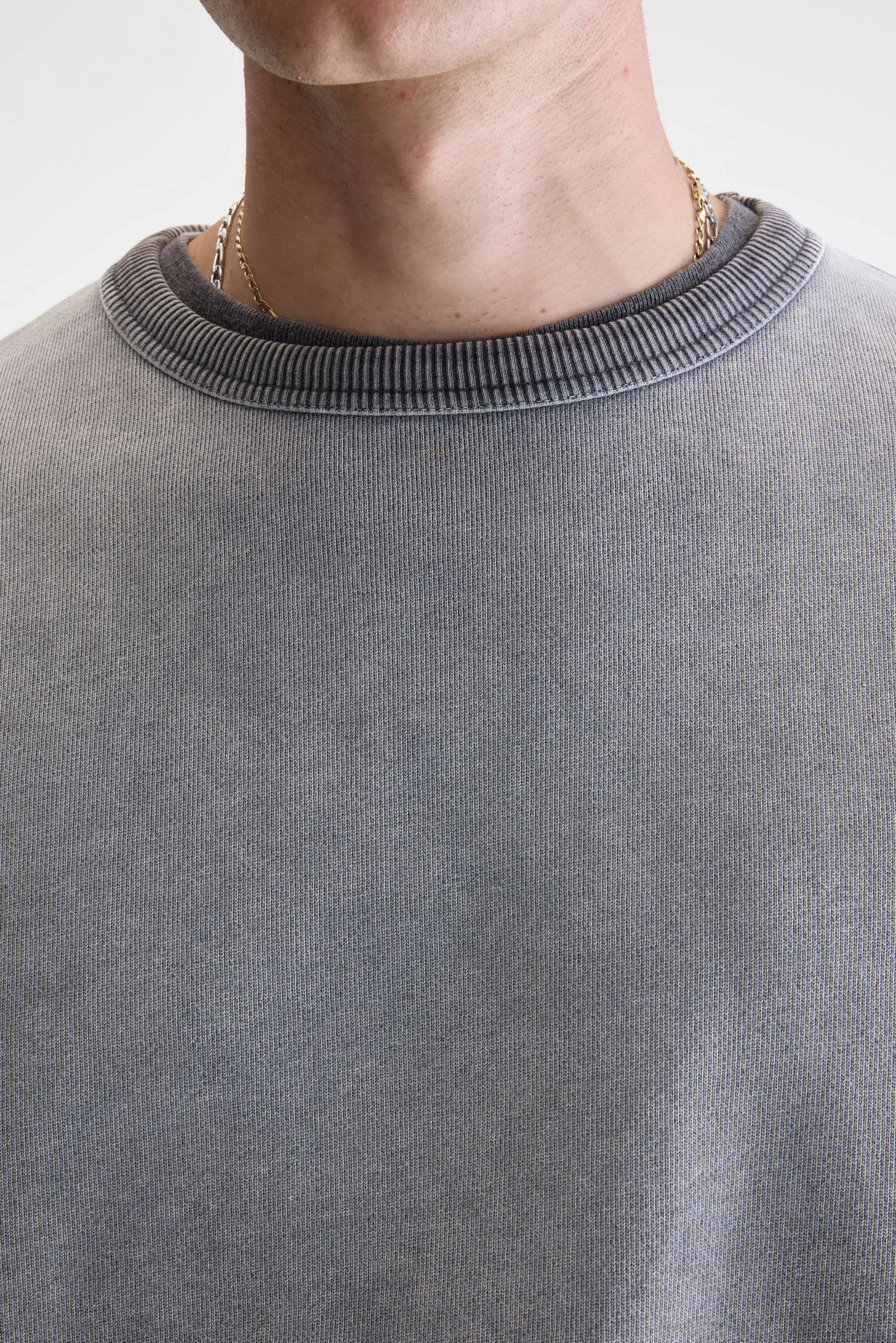 Fabien crewneck sweatshirt (252 / M / BLACK BLUE)