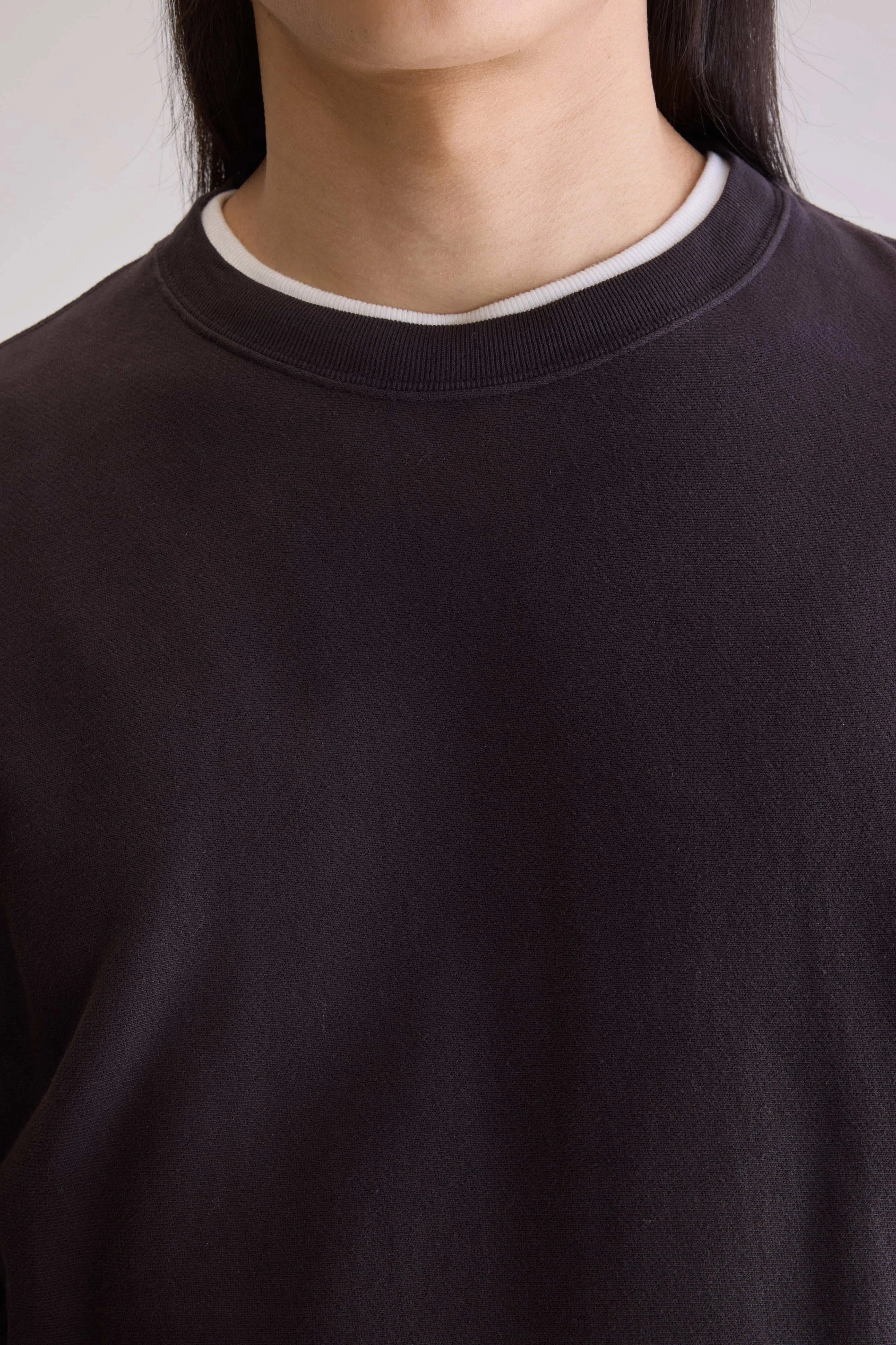 Sweatshirt col rond Flake (252 / M / DARK PURPLE)