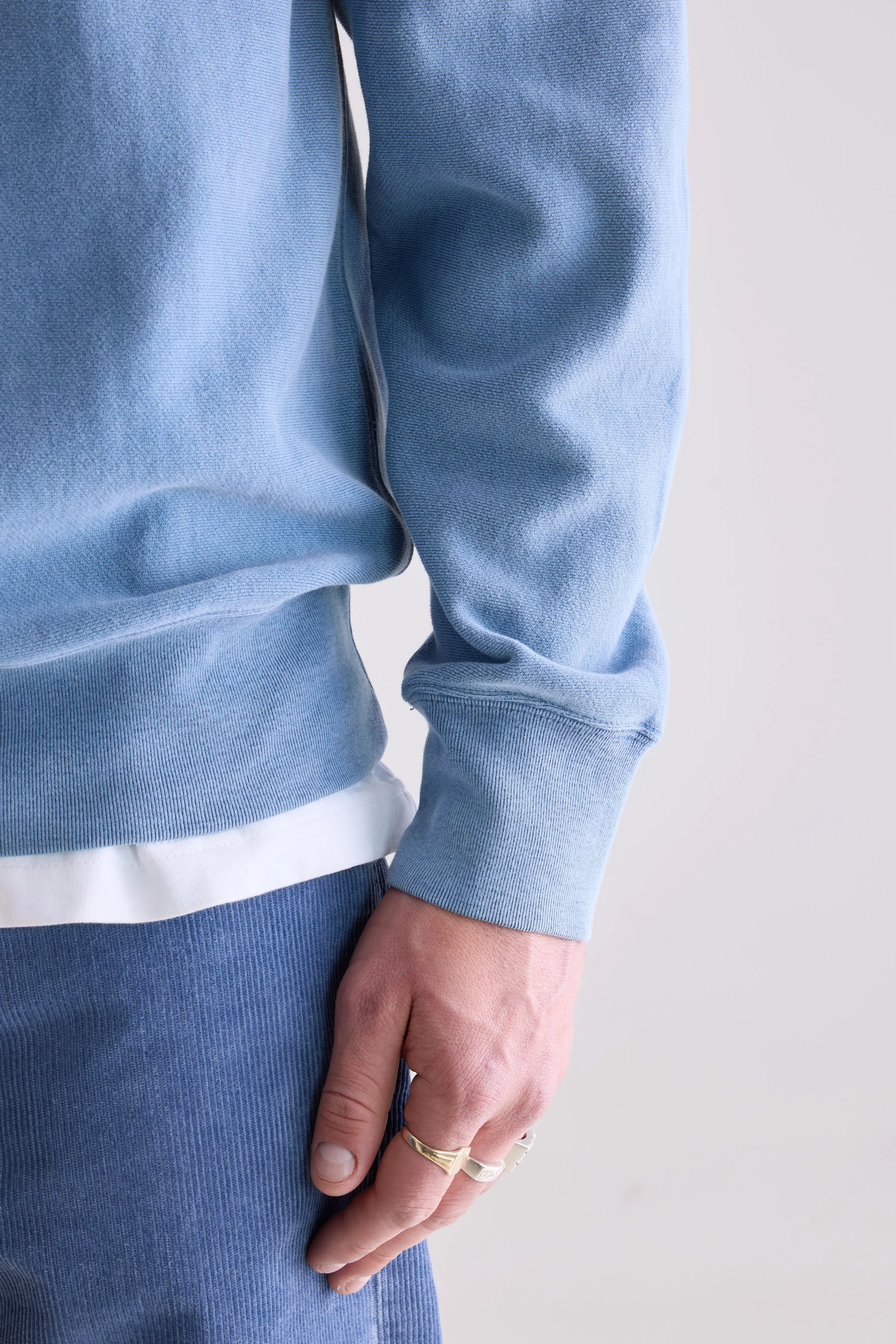 Flake crewneck sweatshirt (252 / M / MORAINE)