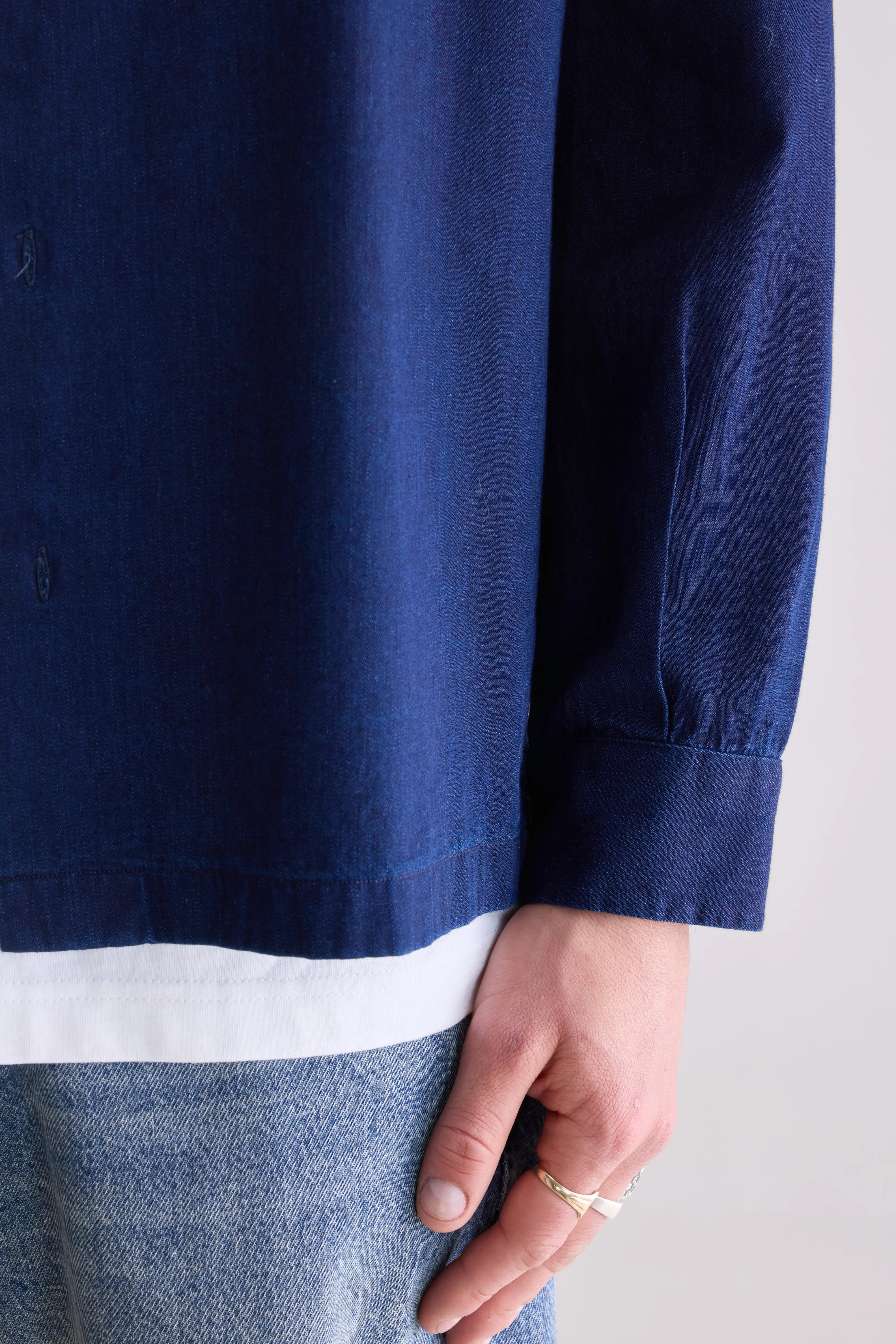 Flip relaxed hemd (252 / M / INDIGO)