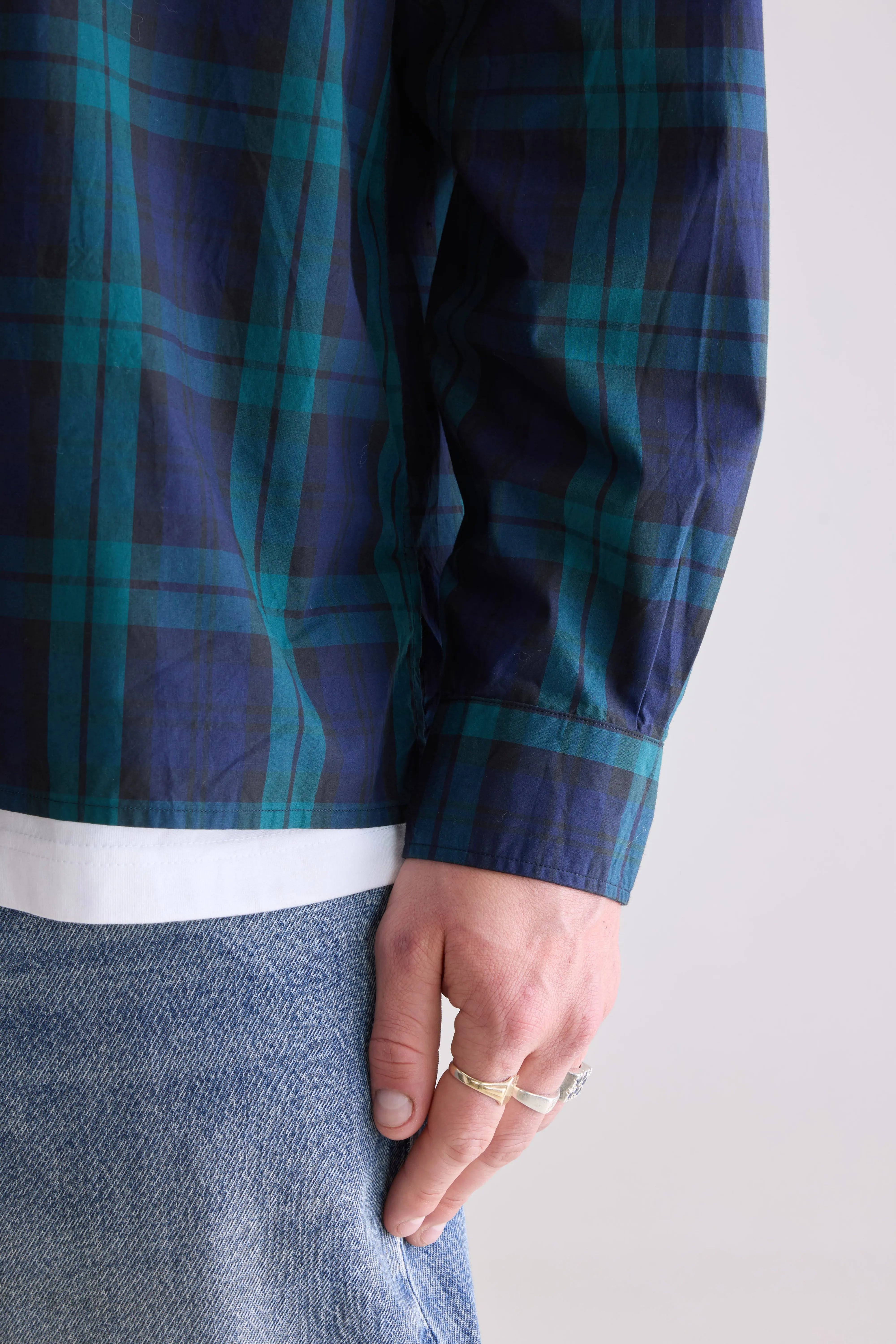 Gollie relaxed shirt (252 / M / CHECK E)