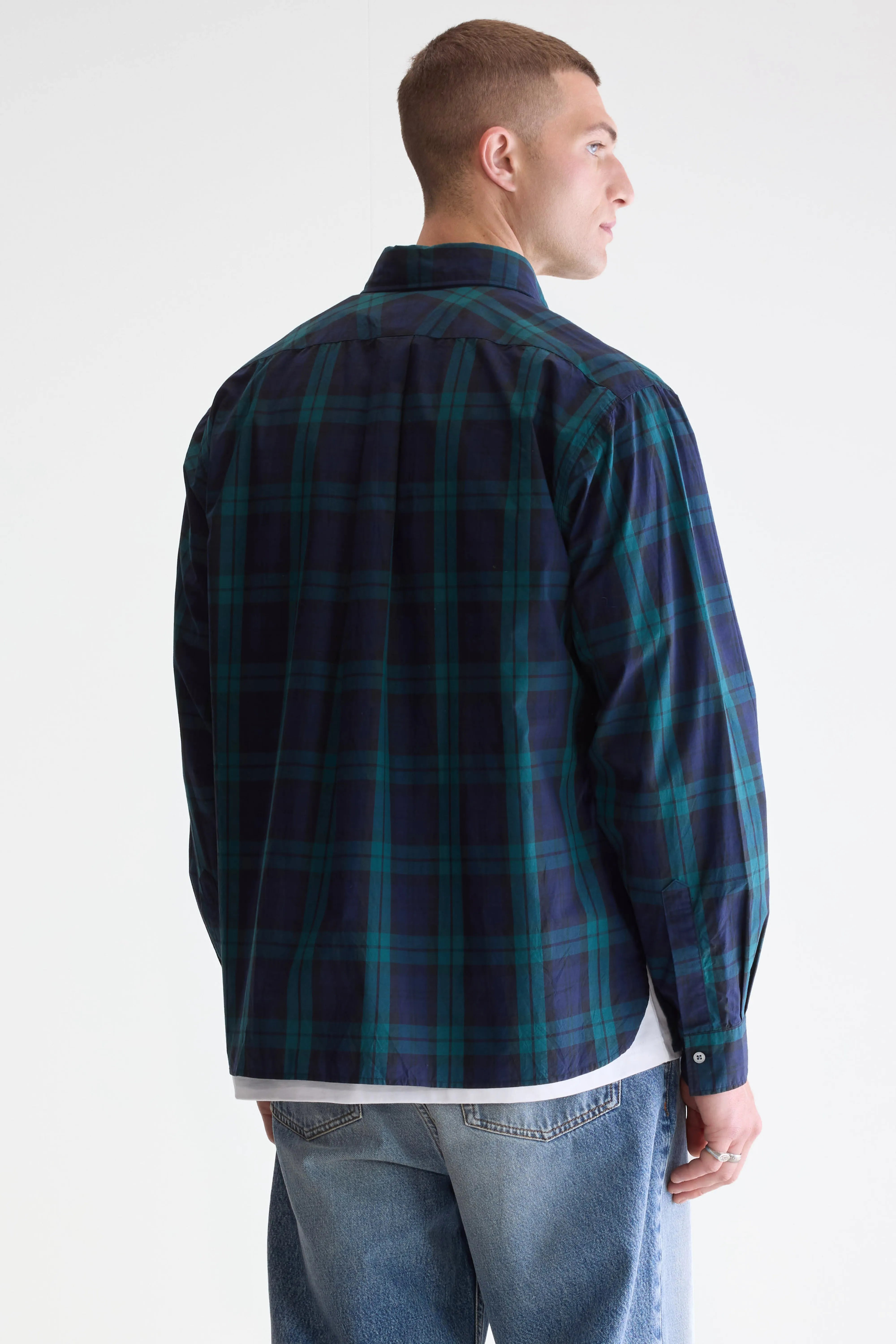 Gollie relaxed shirt (252 / M / CHECK E)