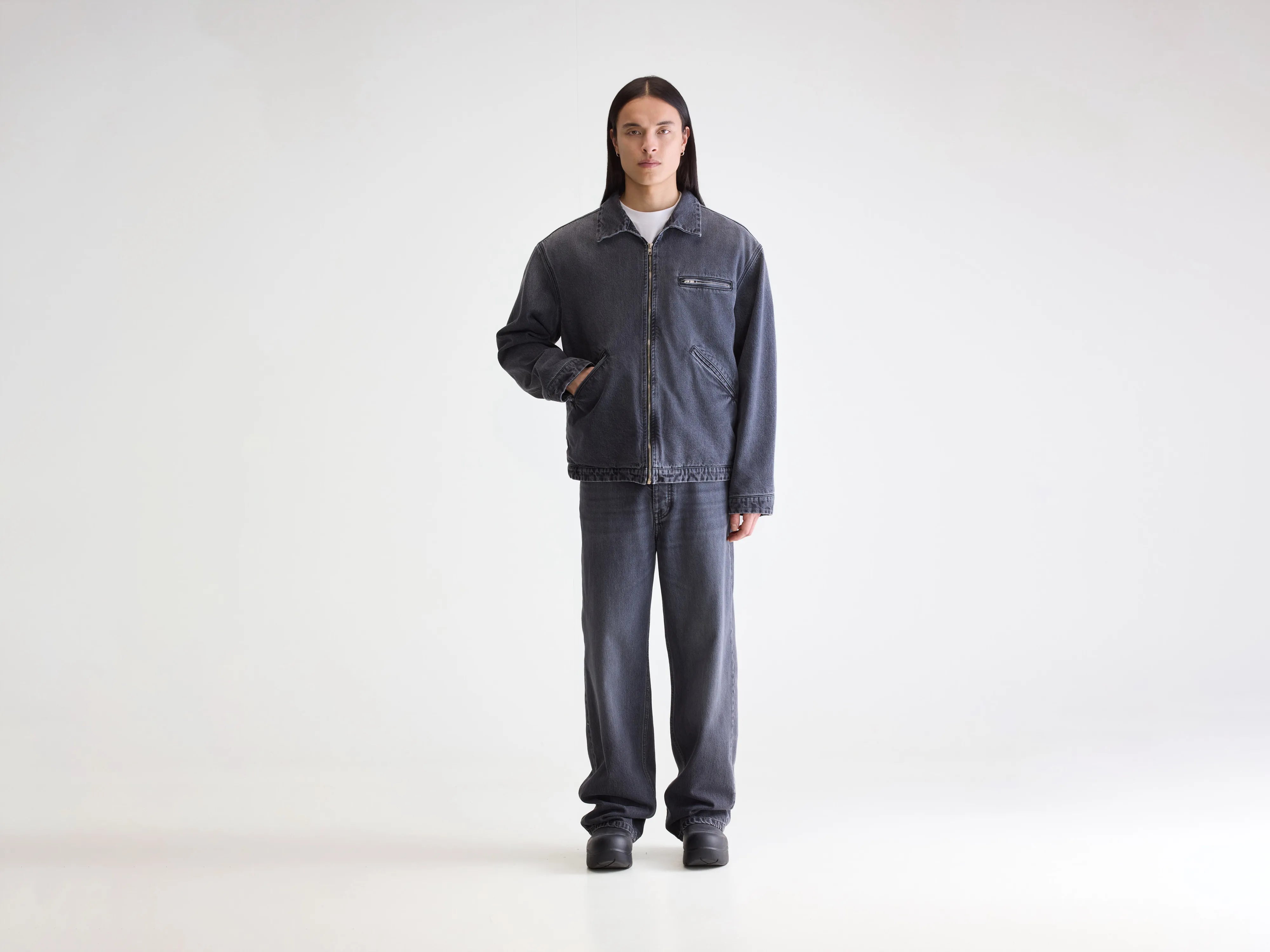 Veste en jean Jimbo (252 / M / VINTAGE BLACK)