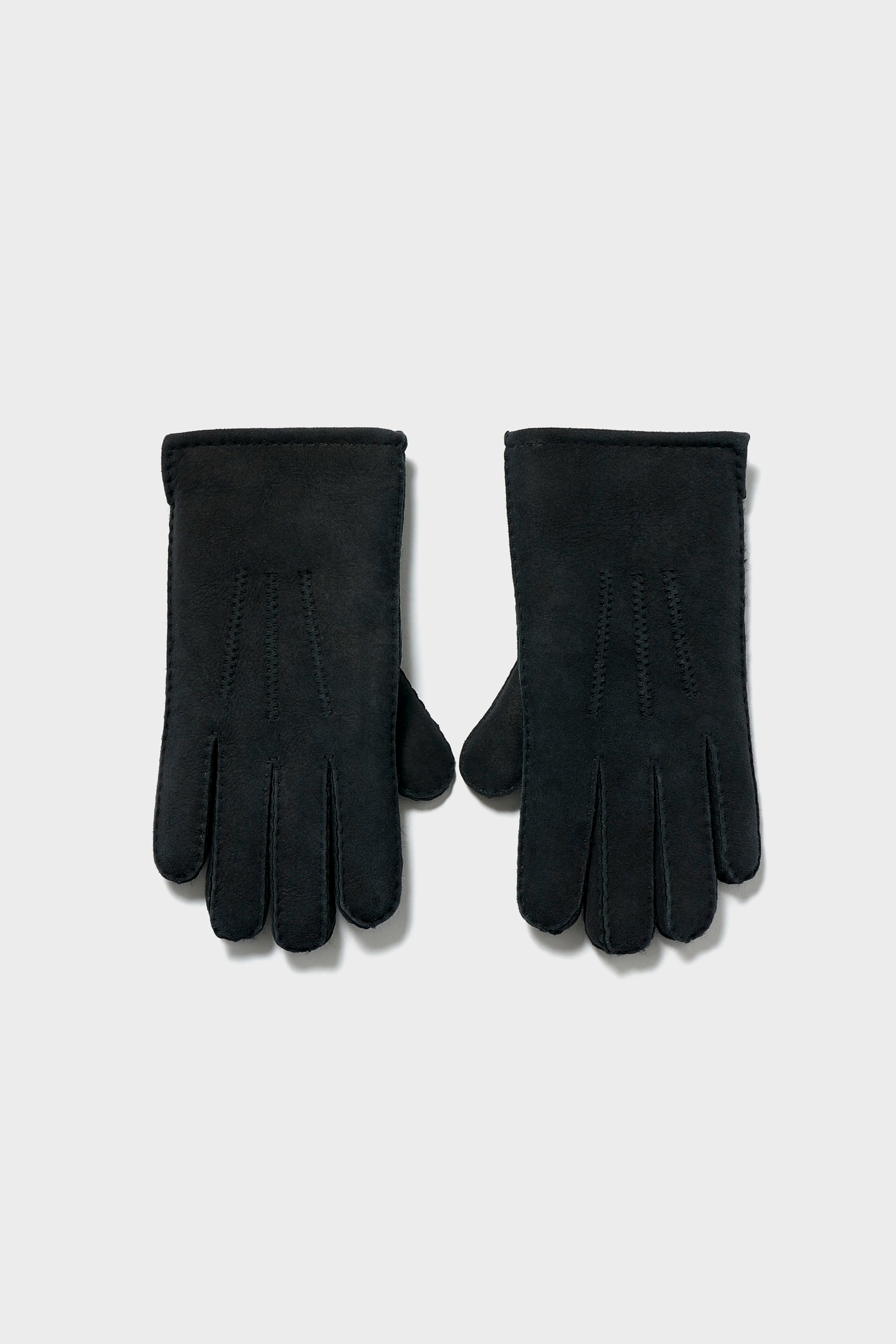 Ganam black leather gloves (251 / M / BLACK)