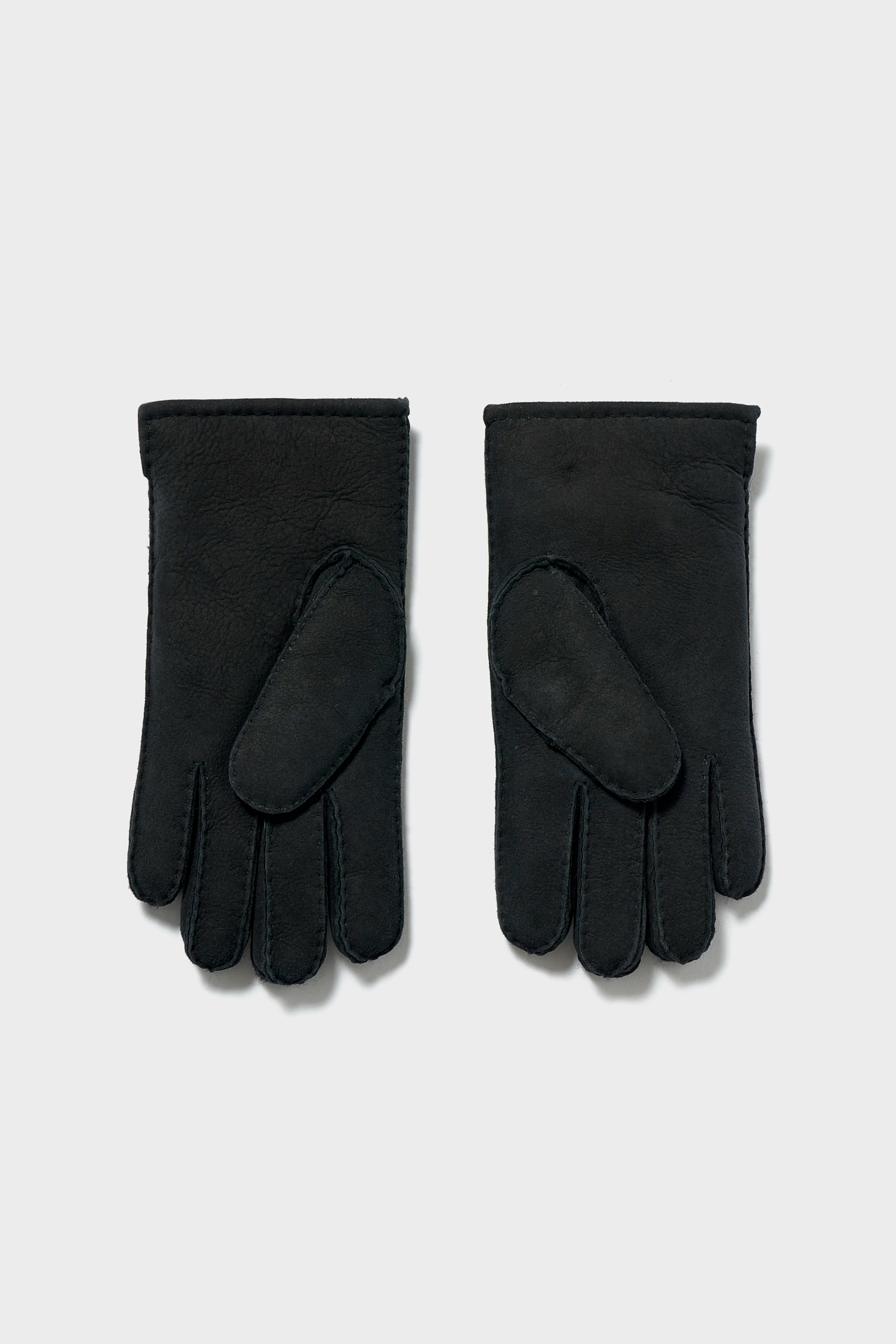 Ganam black leather gloves (251 / M / BLACK)