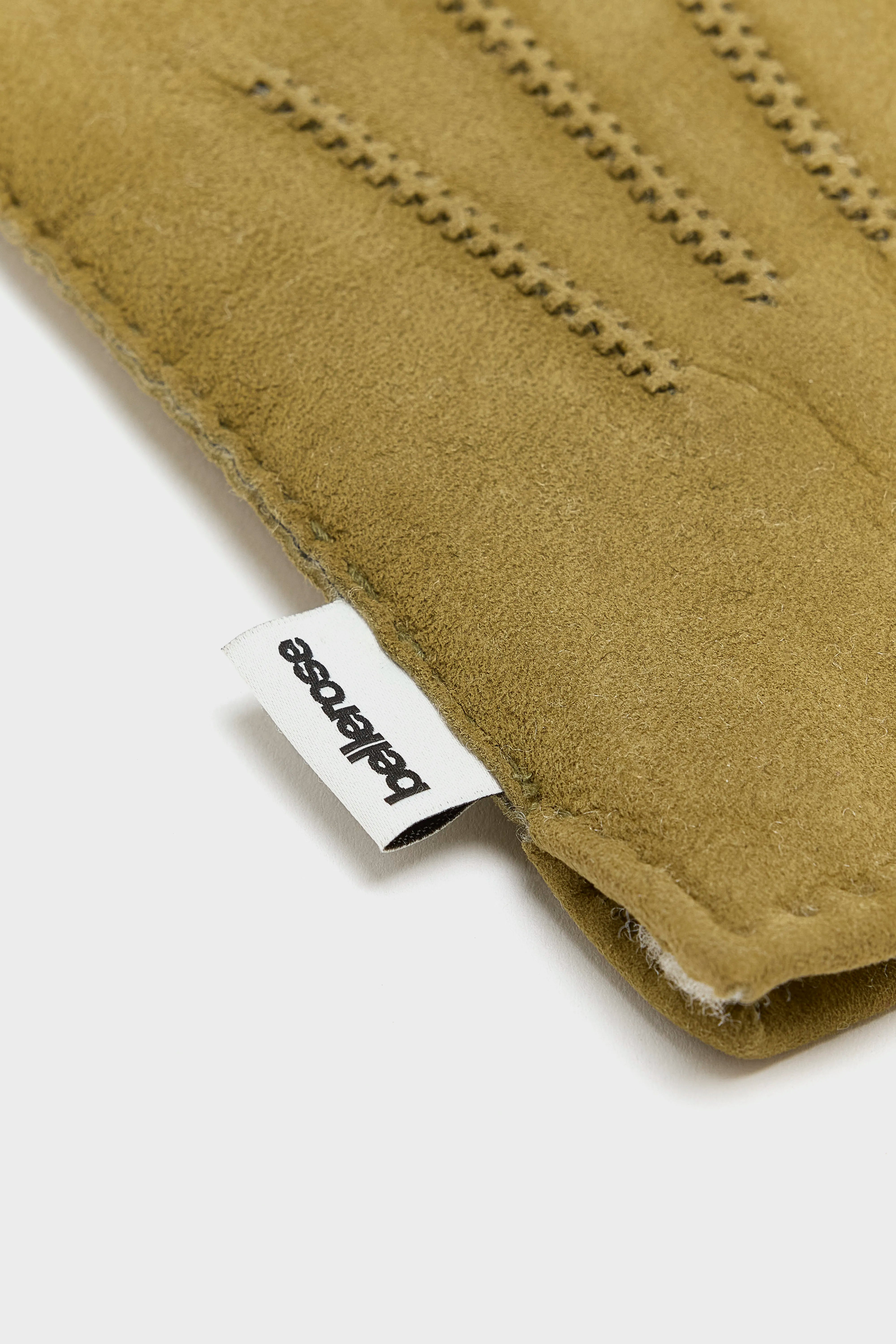 Ganam leren handschoenen (252 / M / OLIVE)