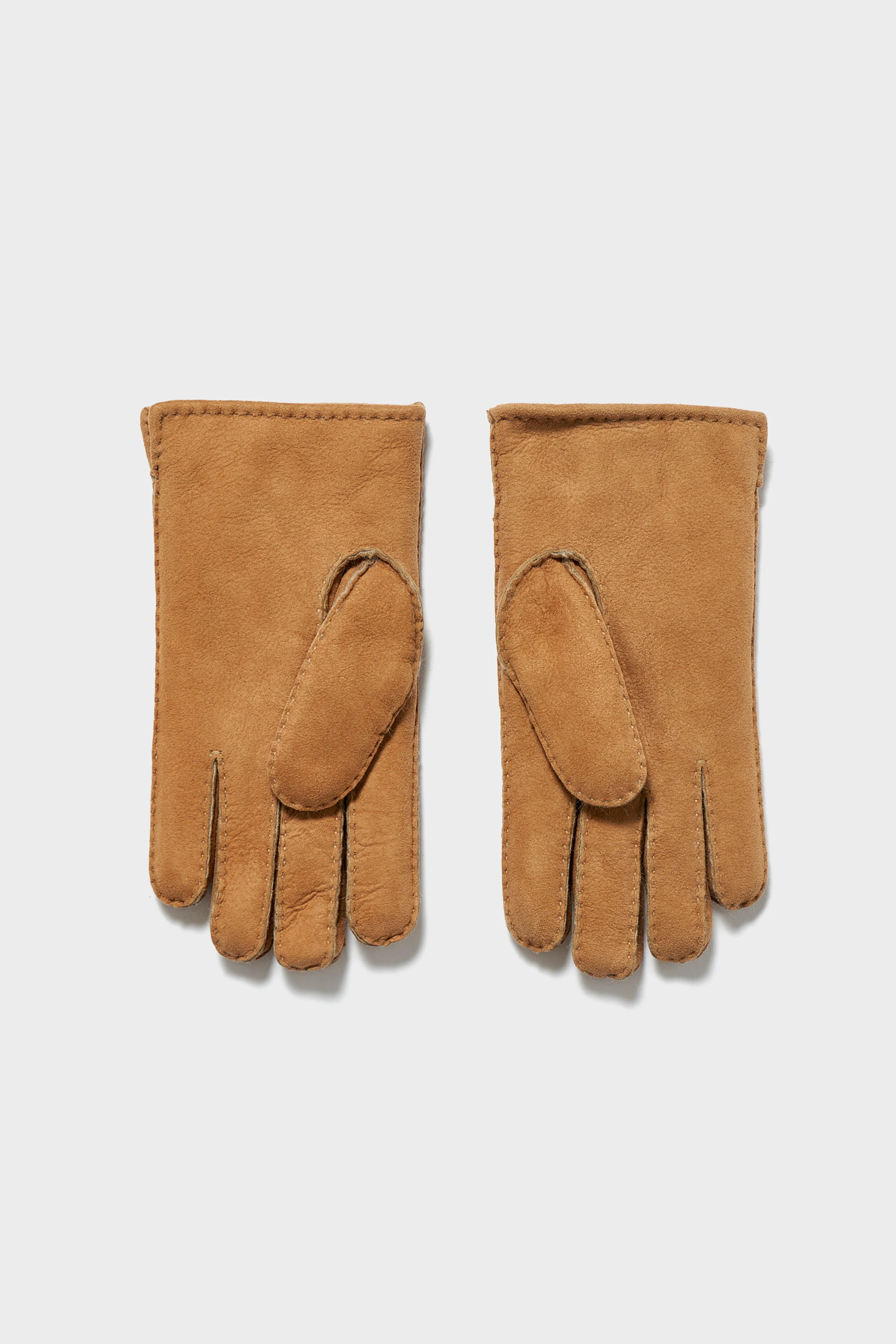Ganam cognac leather gloves (251 / M / COGNAC)