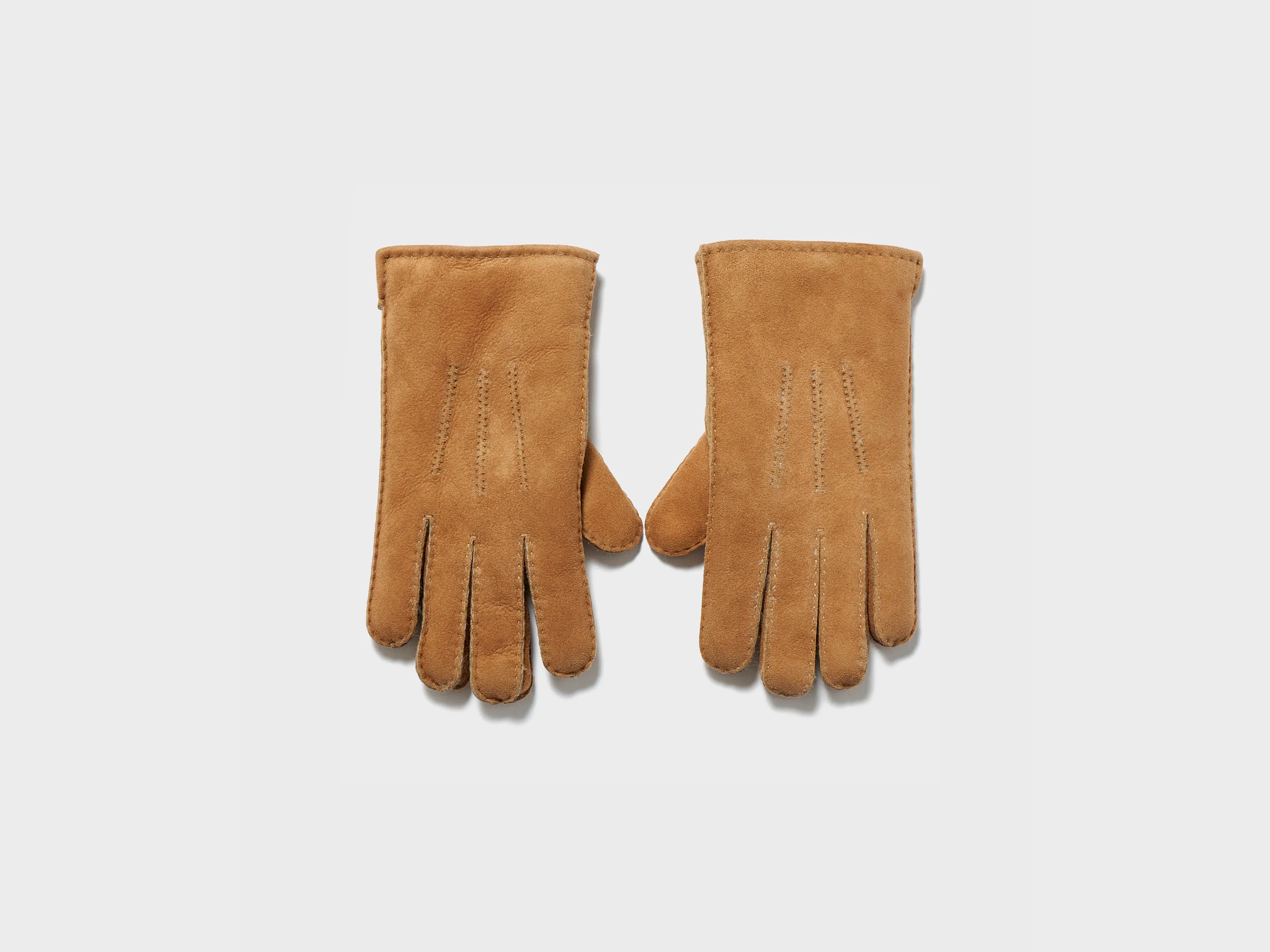 Ganam cognac leather gloves (251 / M / COGNAC)