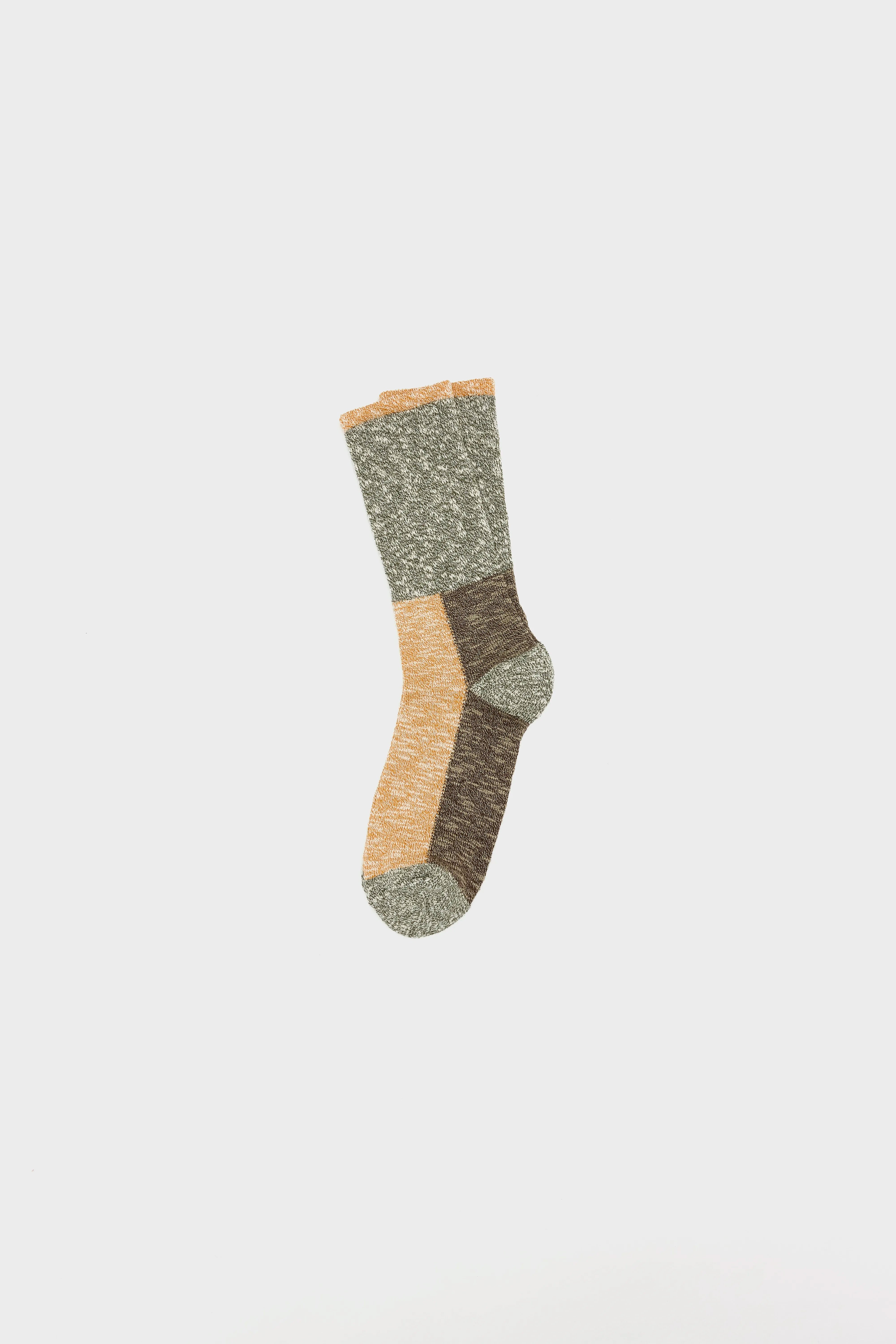 Biffi mid-length socks (261 / M / DUSTY OLIVE)