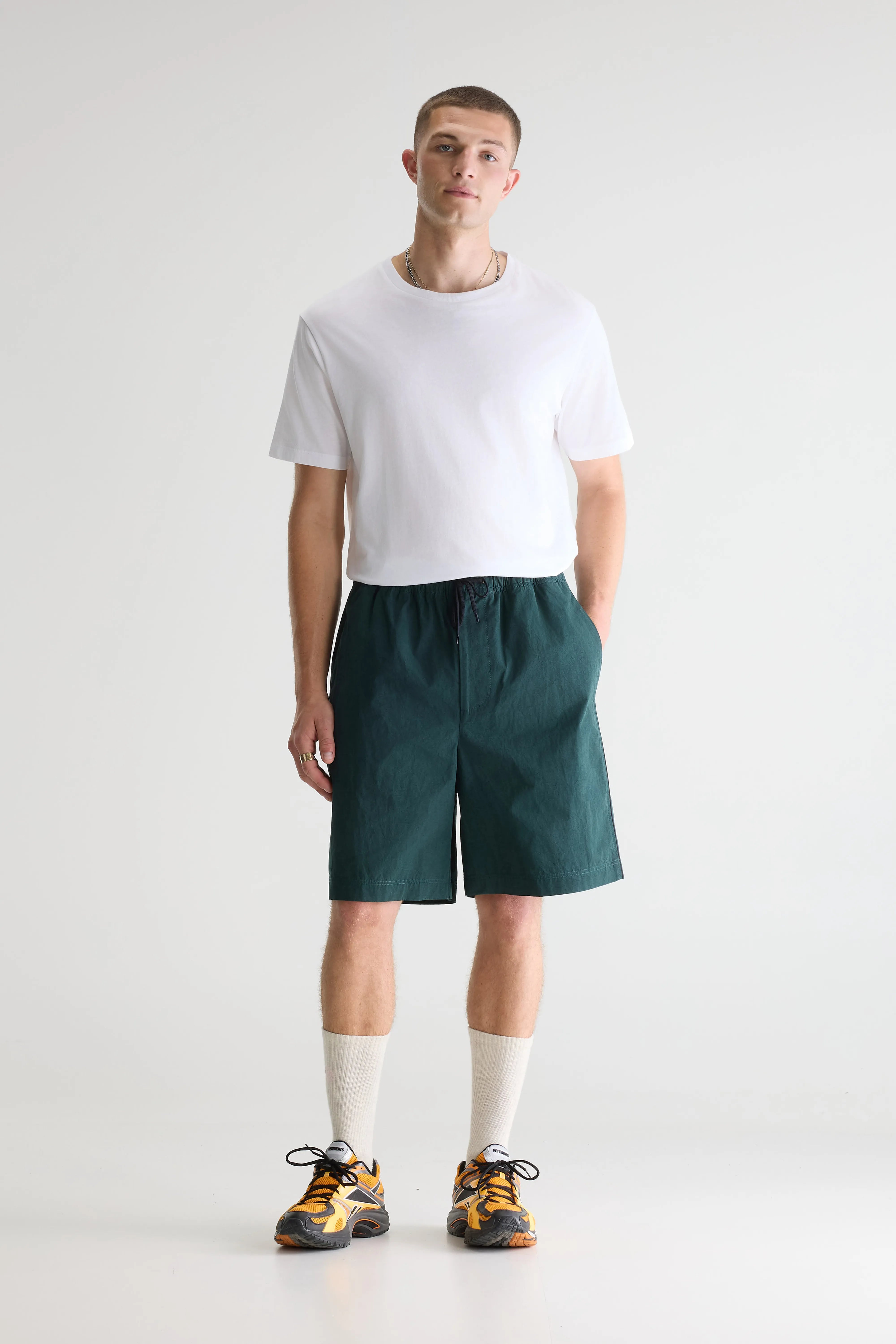 Flank Wijde Korte Broek - Kombu Voor Heren | Bellerose