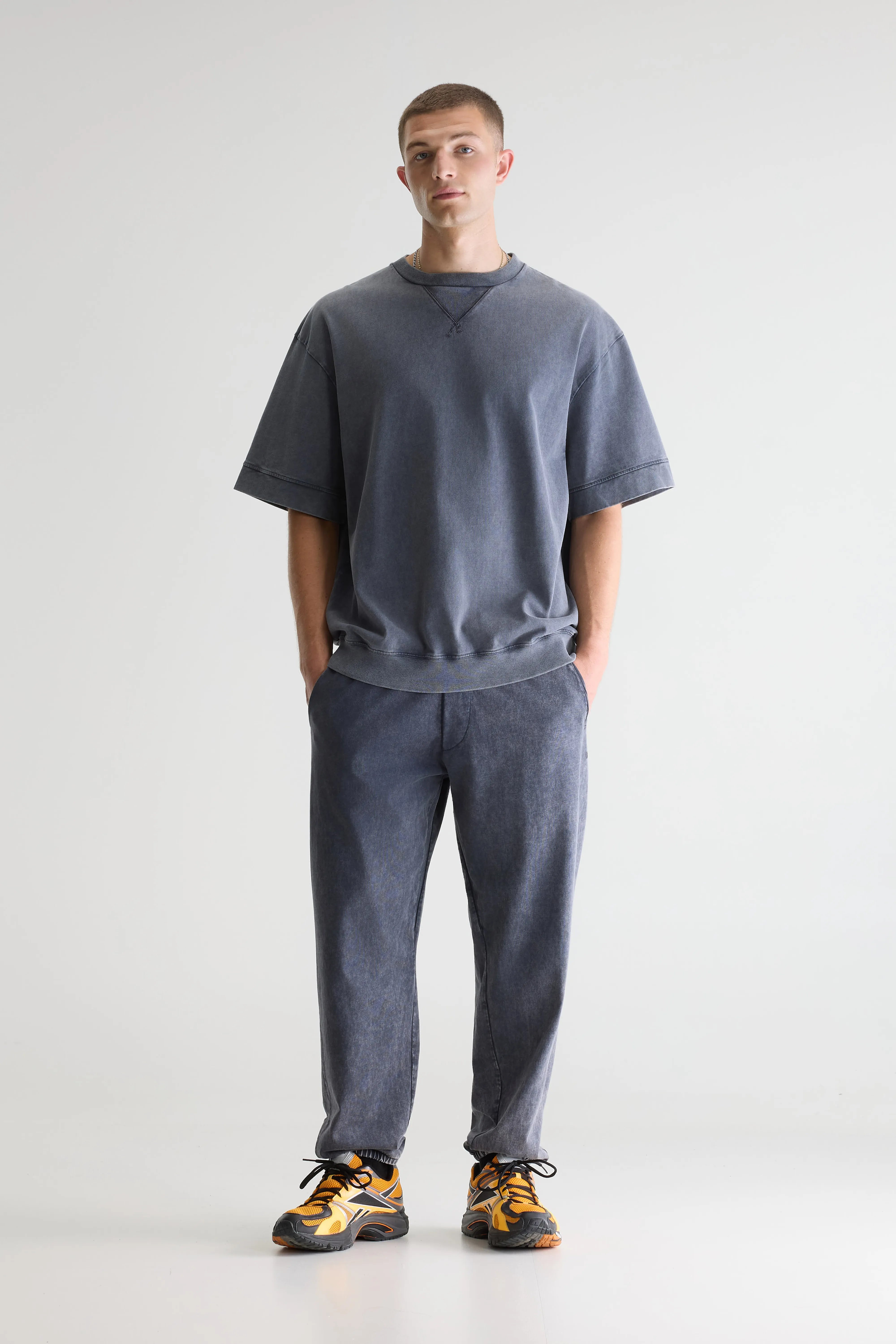 Flask jogging pants (261 / M / NAVY)