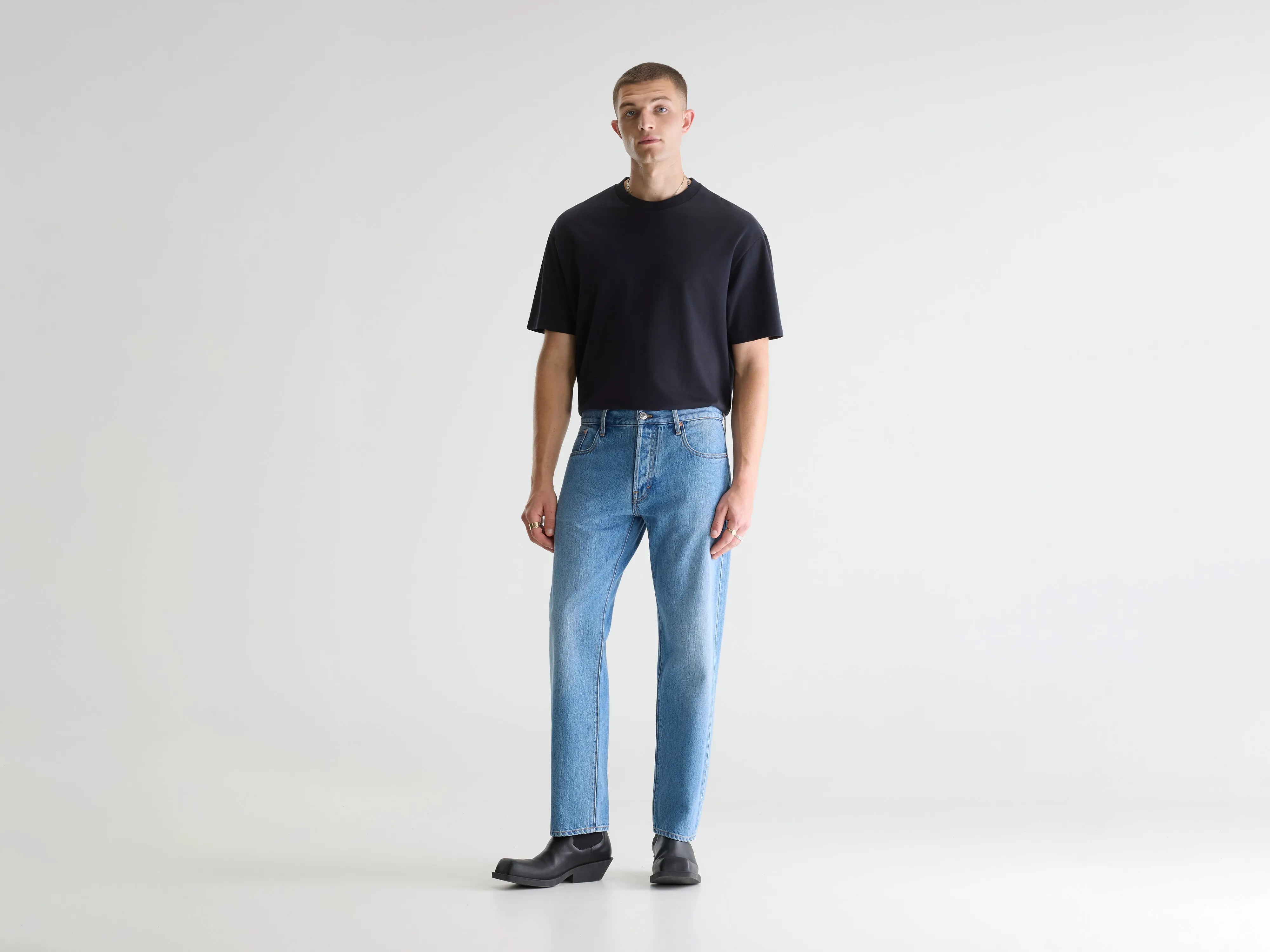 Jean ample - Denim N. 01 (261 / M / STONE WASH)