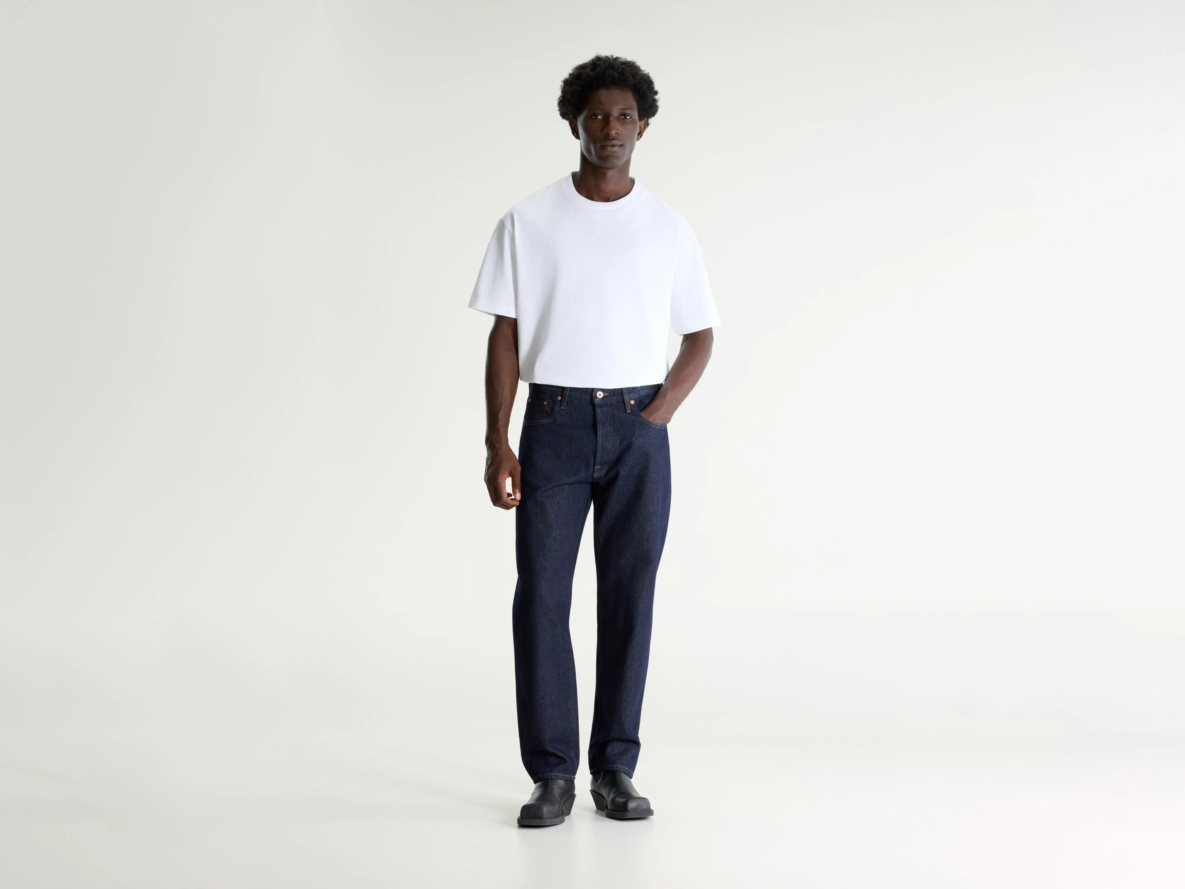 Denim N. 01 loose jeans (261 / M / BLUE RINSE)