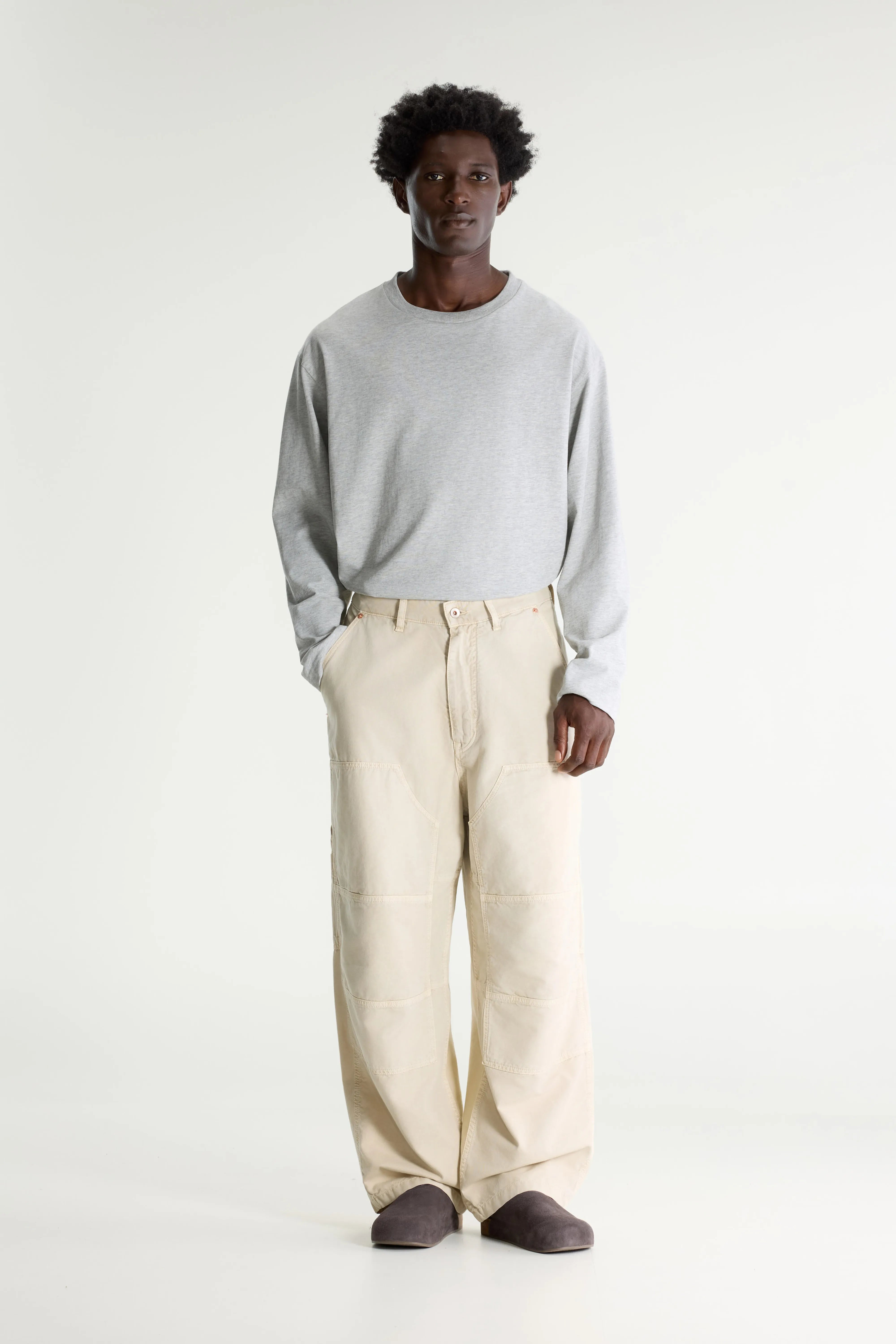 Pantalon Baggy Panga - Bone Pour Homme | Bellerose