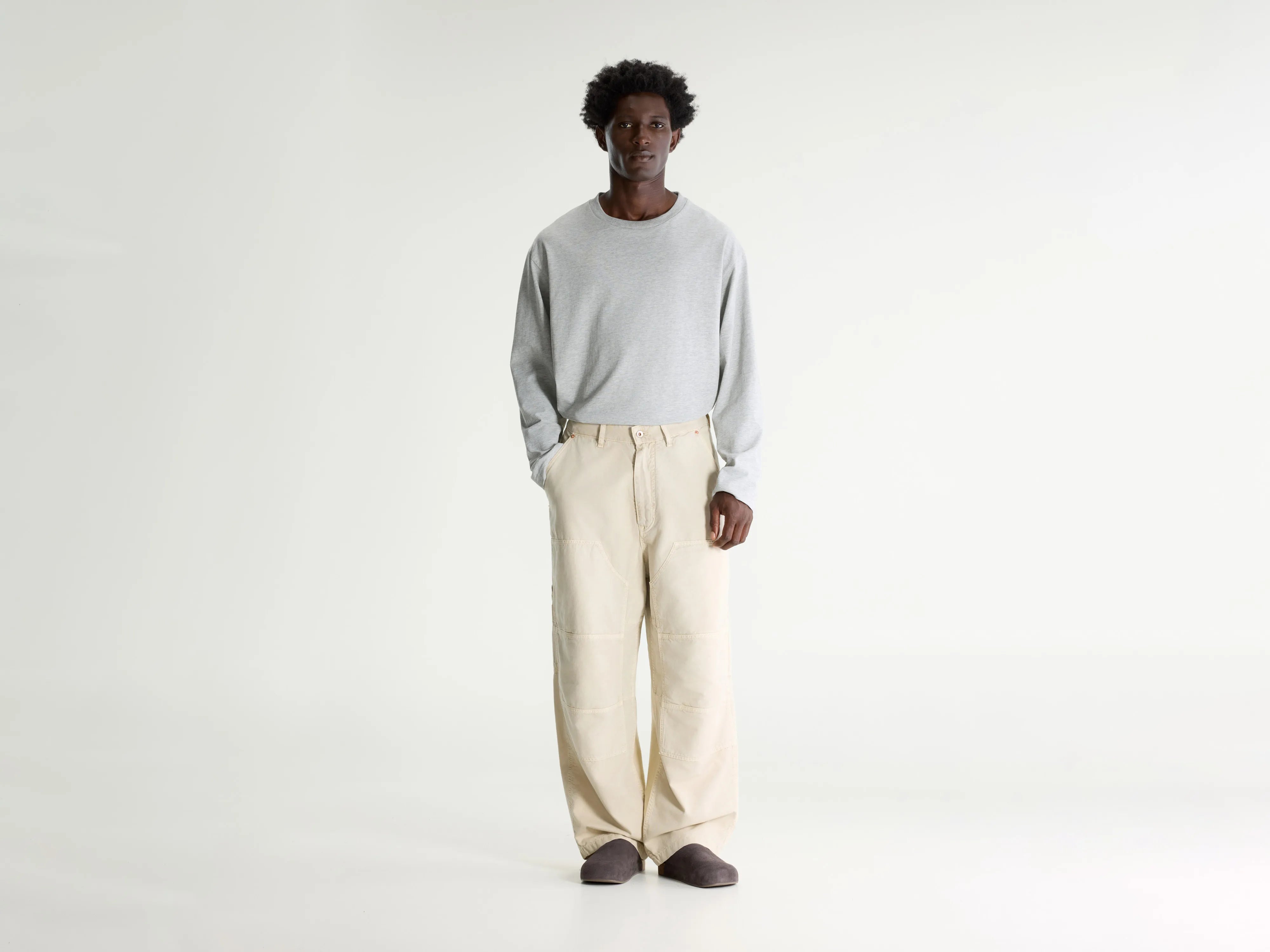 Panga baggy broek (261 / M / BONE)
