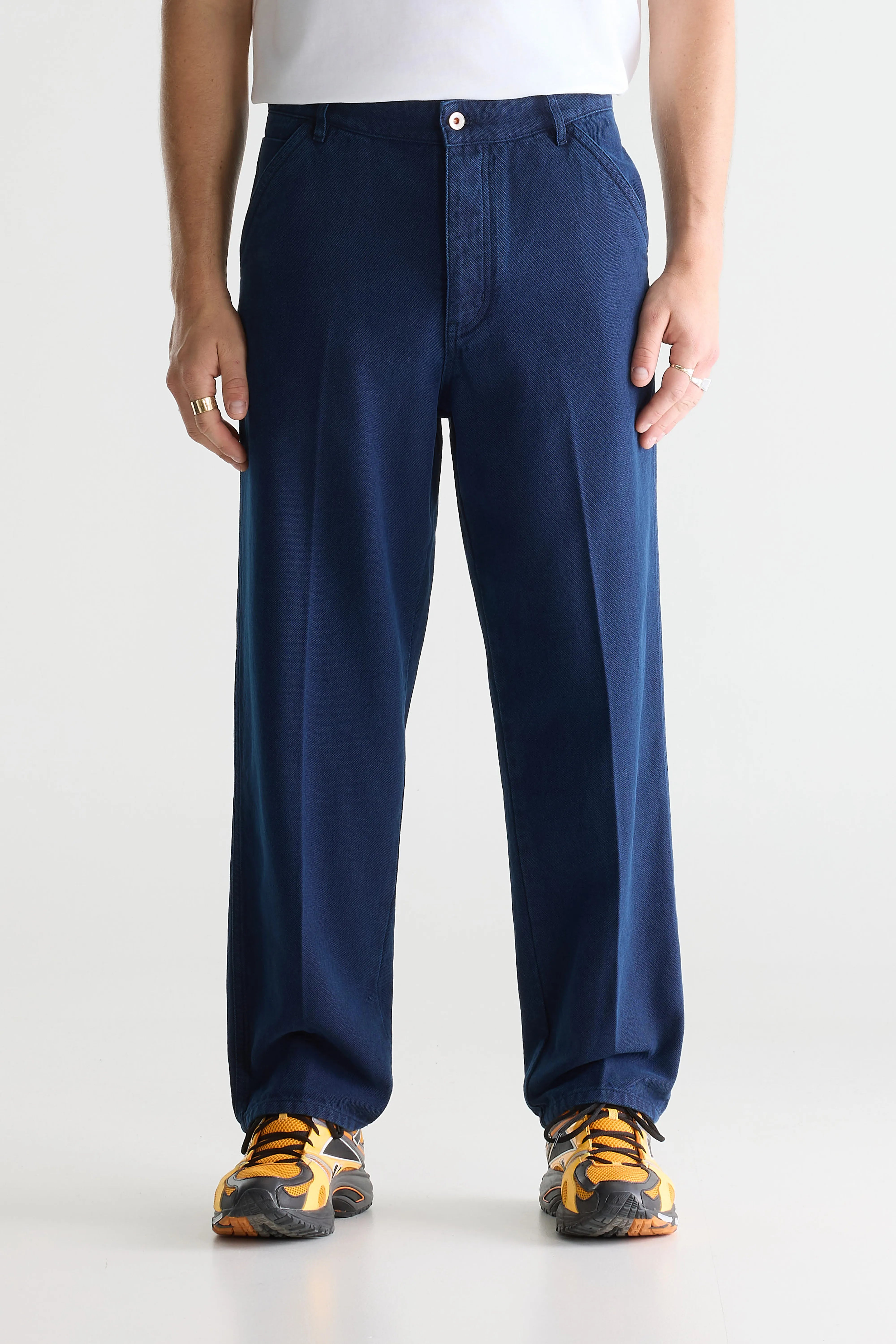 Prior relaxed trousers (261 / M / INDIGO)
