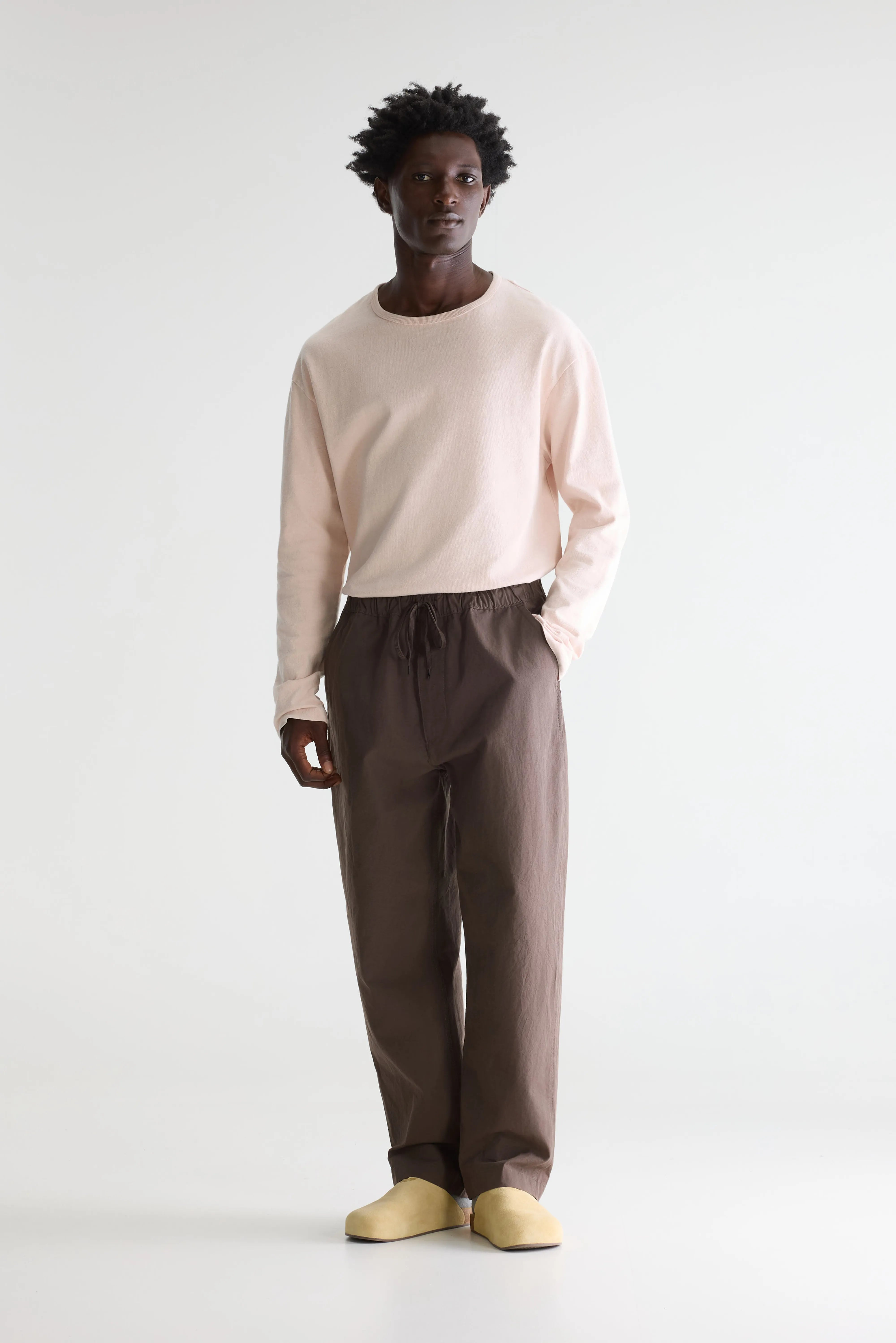 Julius baggy trousers (261 / M / CHESTNUT)