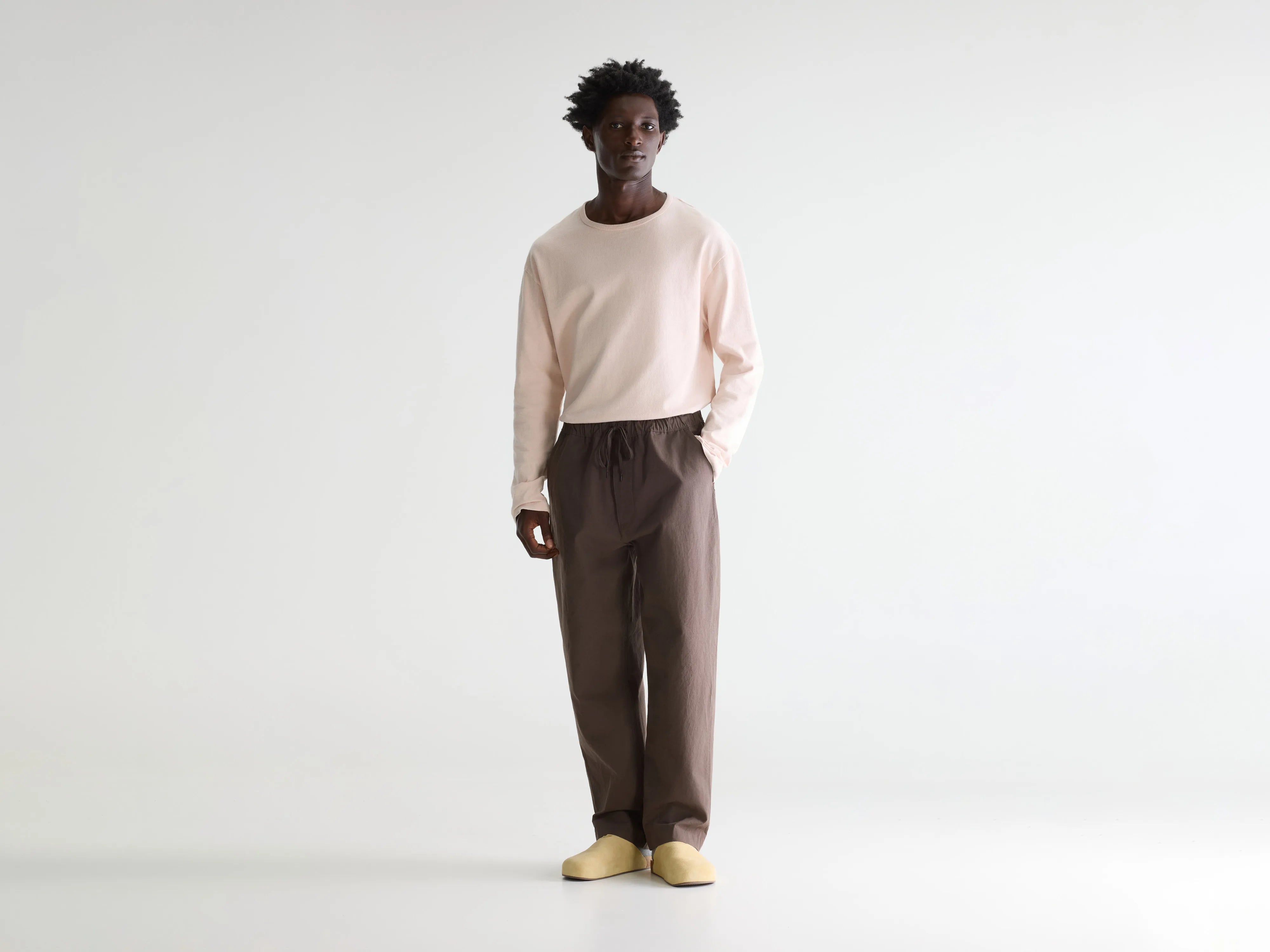 Julius baggy trousers (261 / M / CHESTNUT)