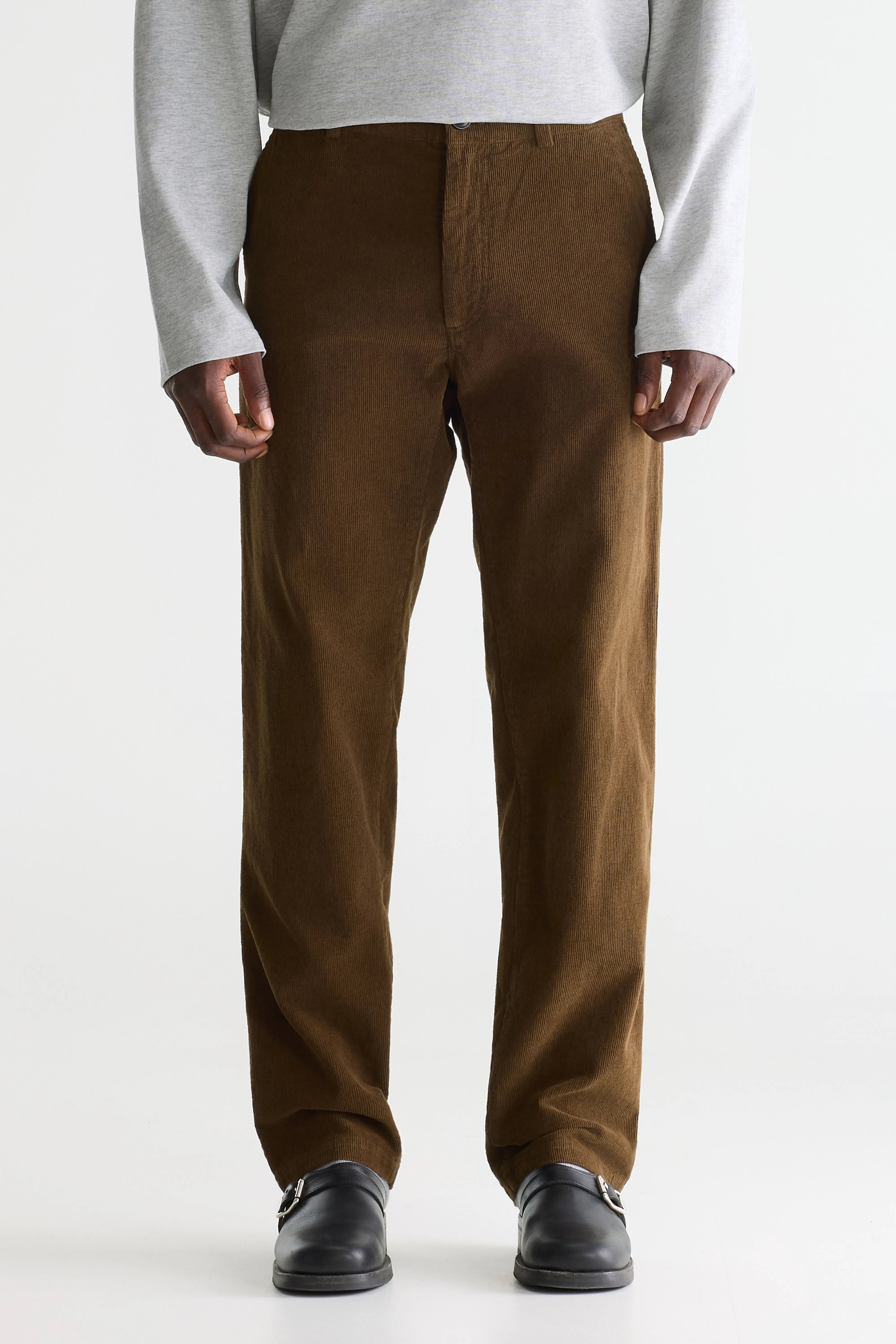 Jagger corduroy chino broek (261 / M / OLIVE)
